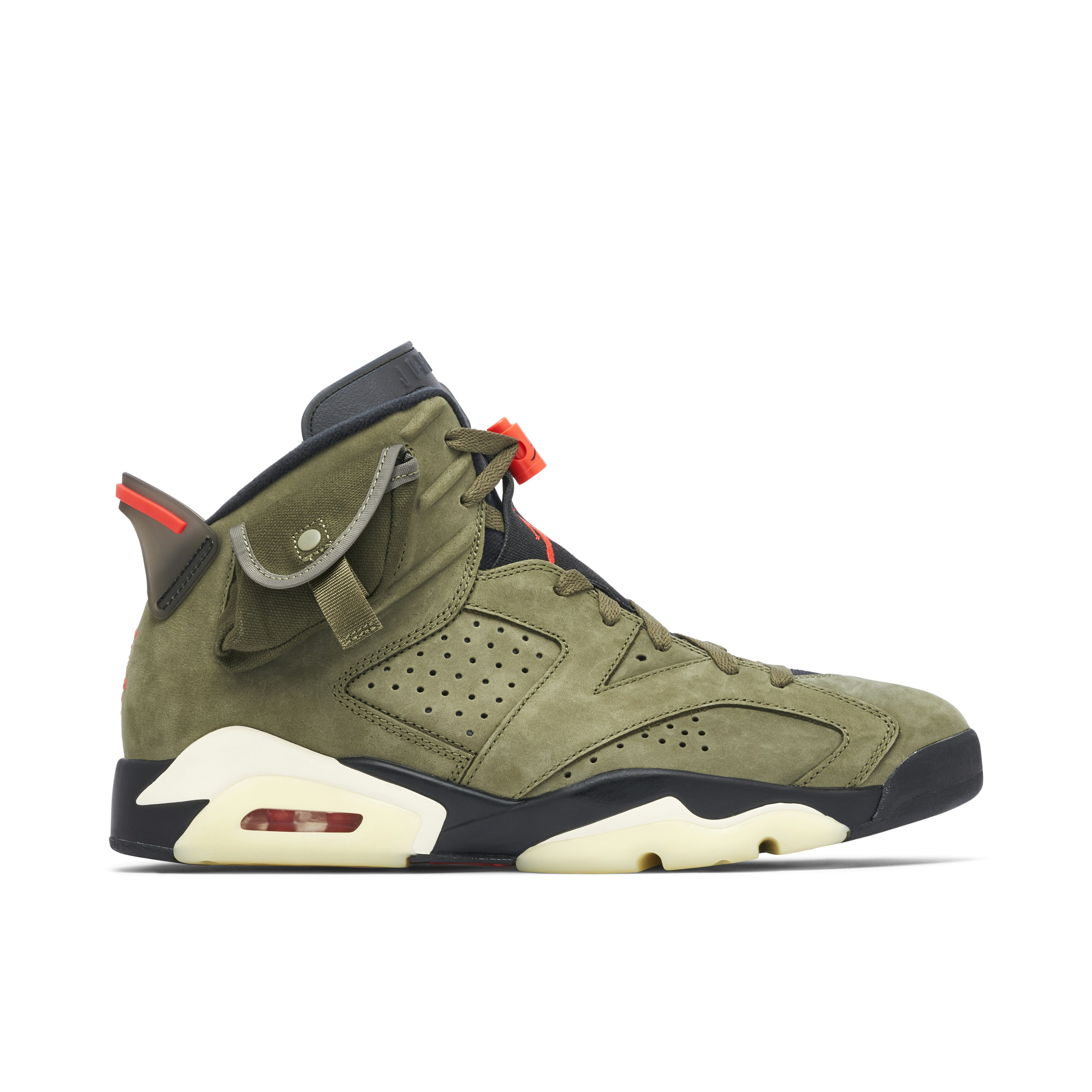 Air Jordan 6 x Travis Scott Medium Olive | CN1084-200 | Laced