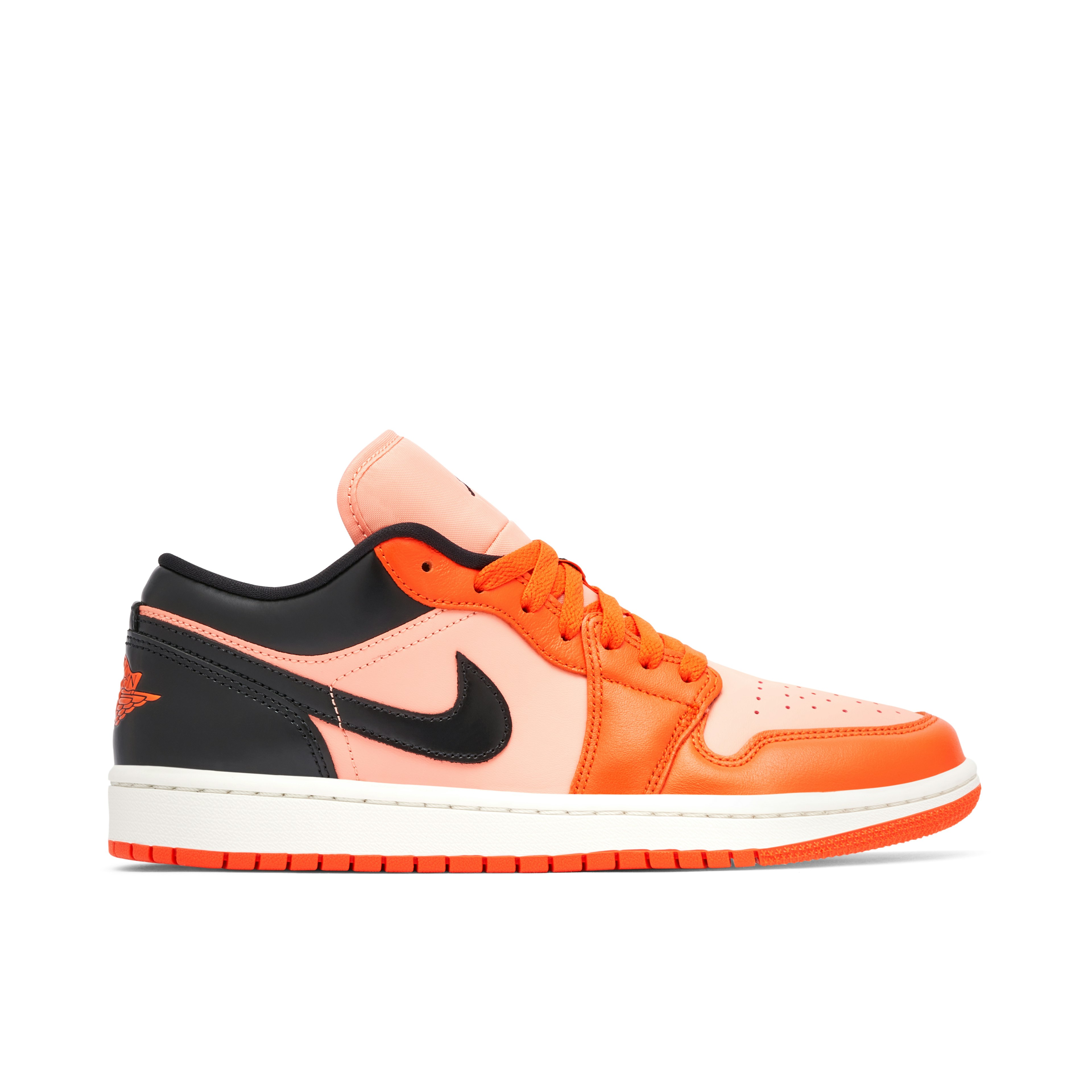 Air Jordan 1 Low Orange Black Femme