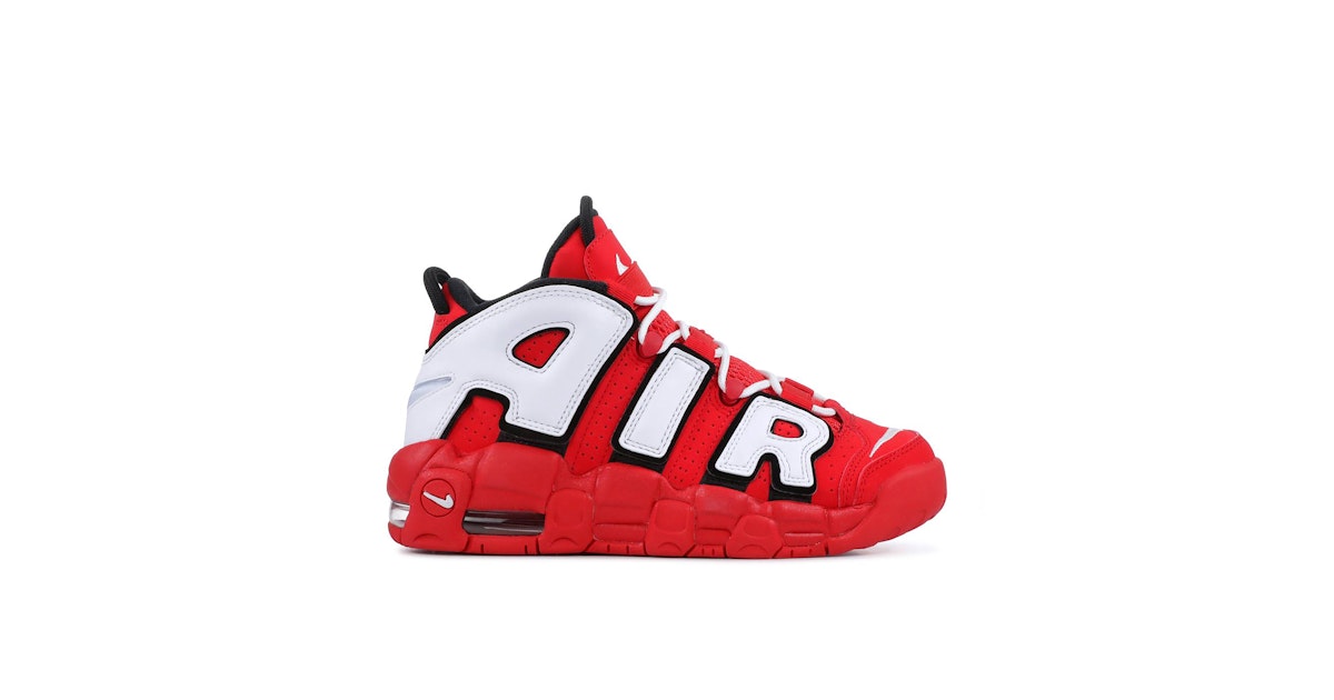 Air Max Uptempo Uptempo Red Black White Men's Shoes Nike Air More