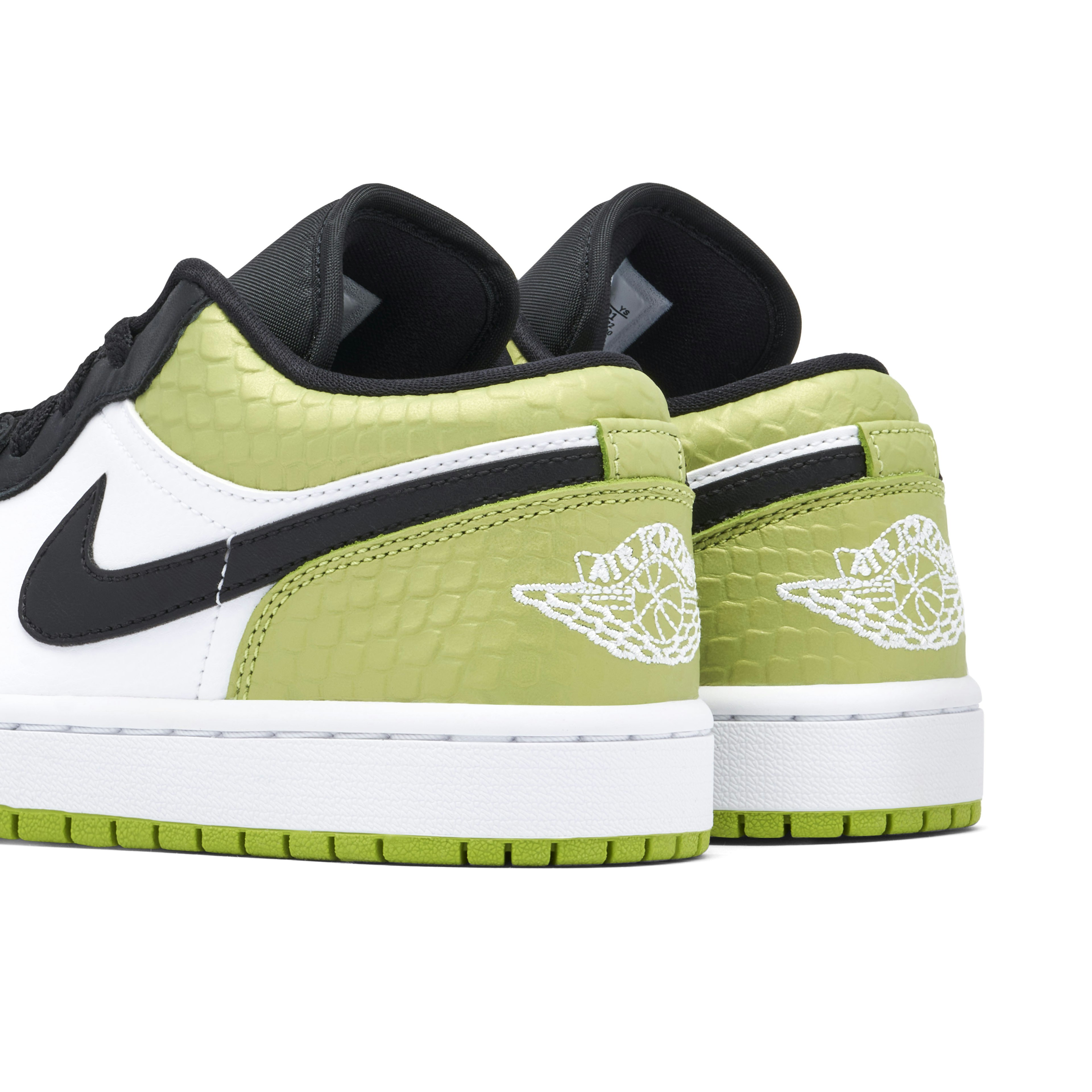 Air Jordan 1 Low Snakeskin Vivid Green Femme
