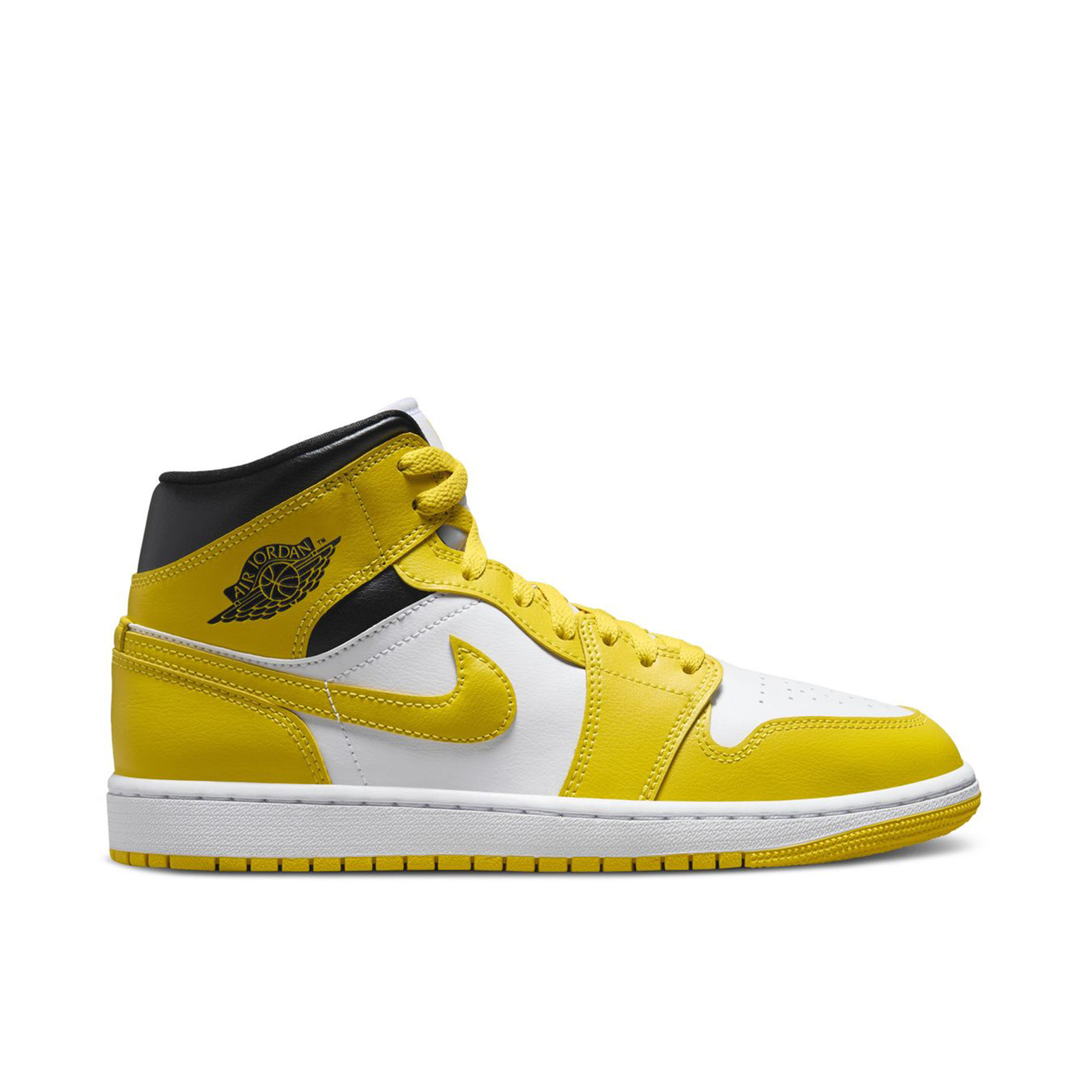 Jordan 1 retro mid fashion yellow