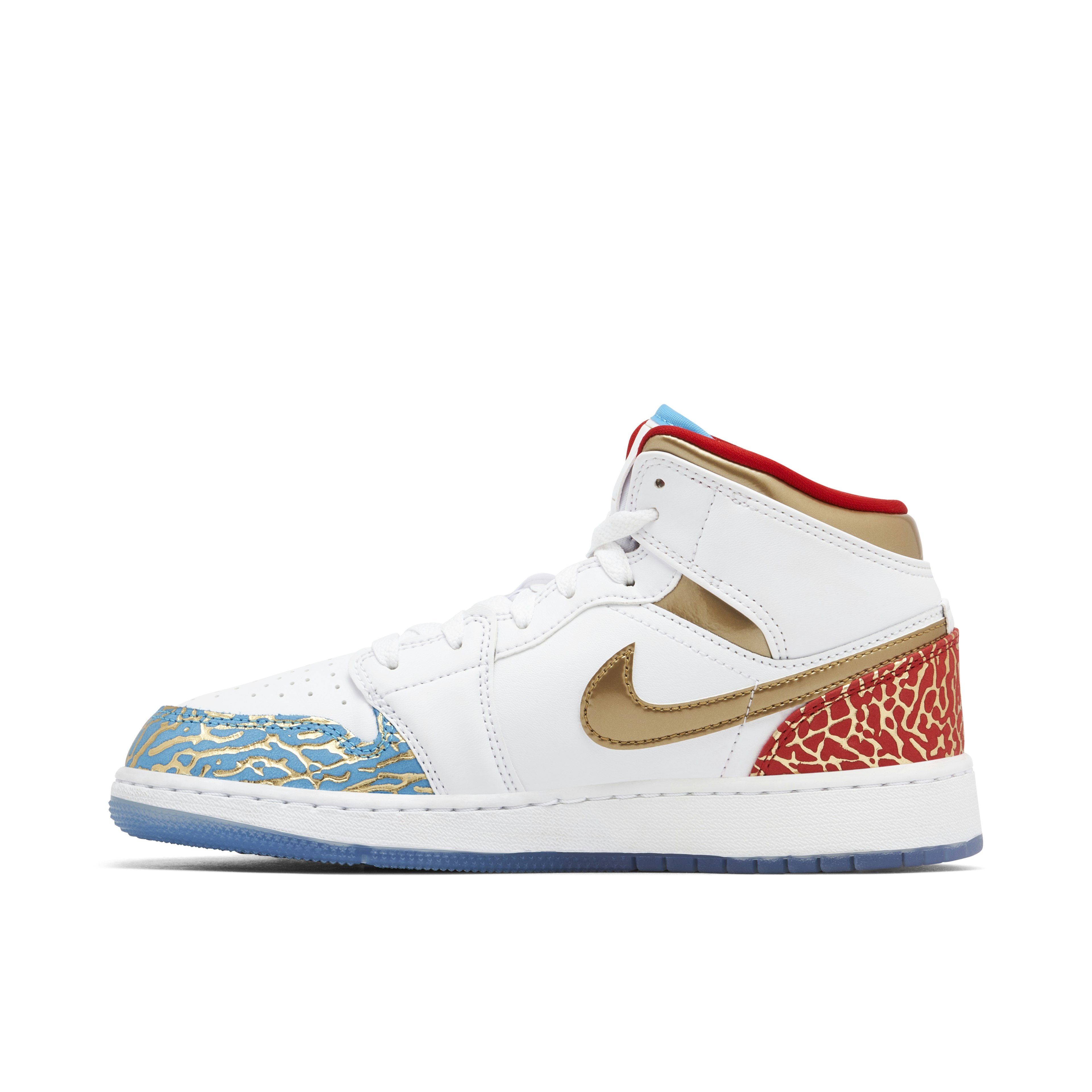 Air Jordan 1 Mid UNC to Chicago GS