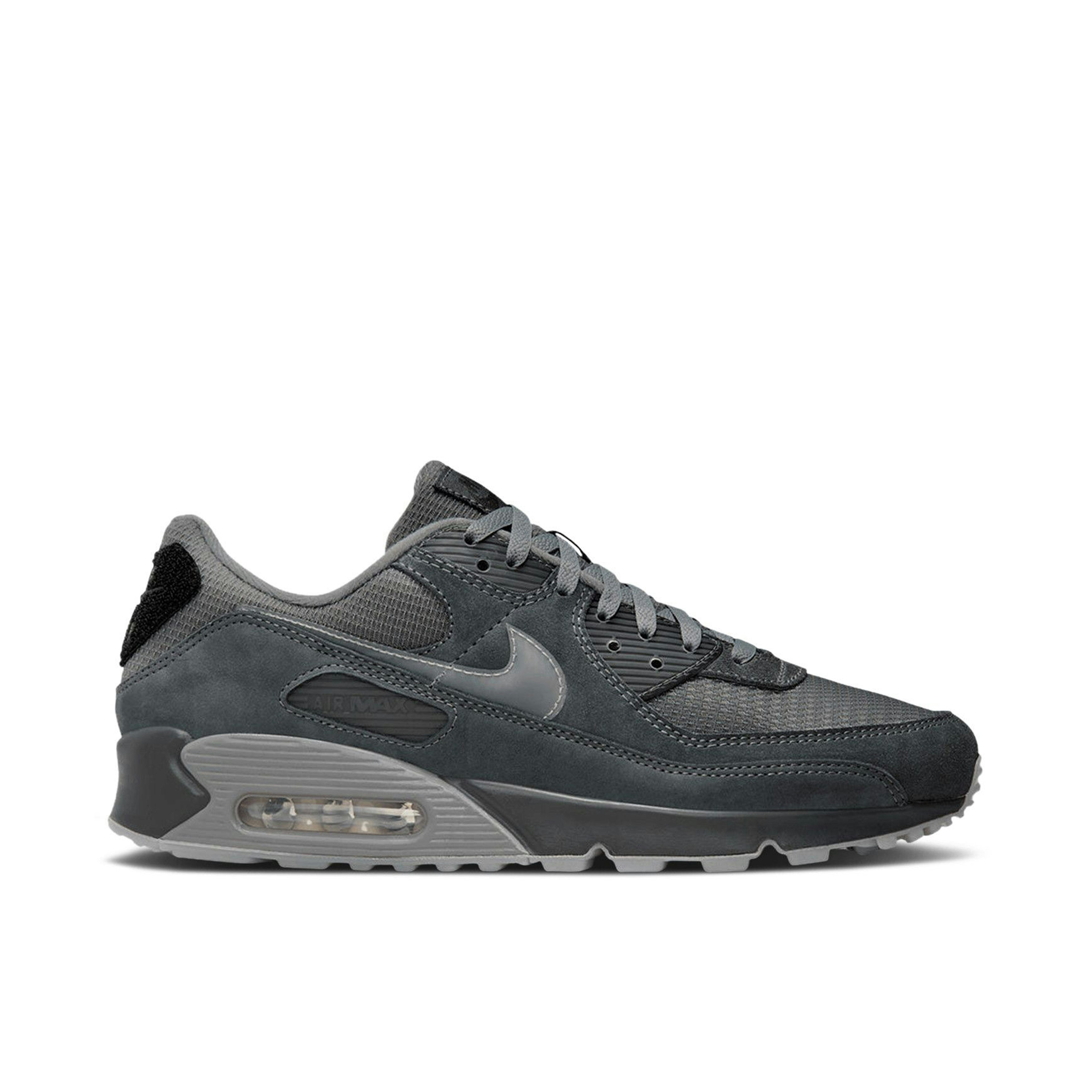 Nike Air Max 90 Velcro Heel Patch Anthracite