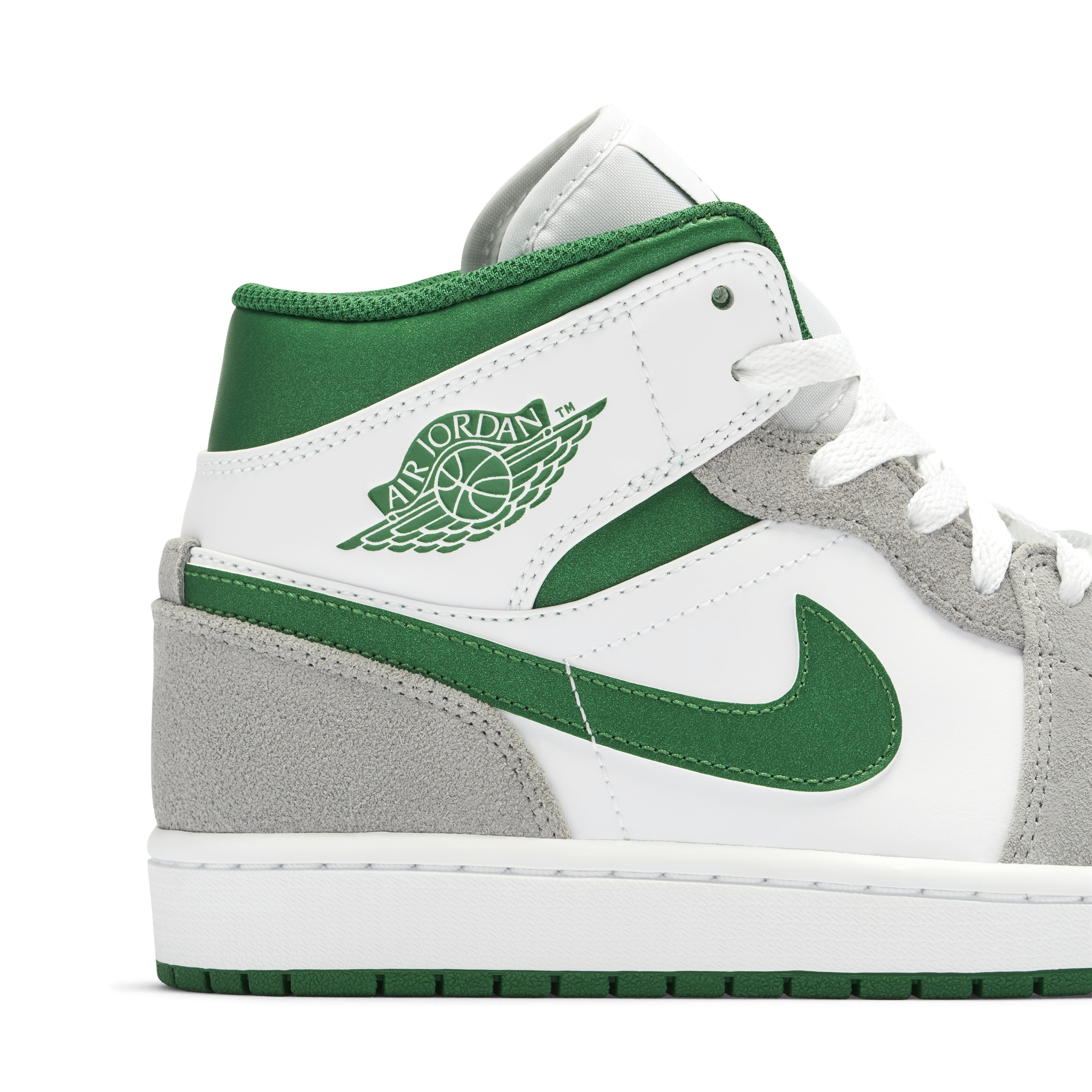 Air Jordan 1 Mid Grey Green