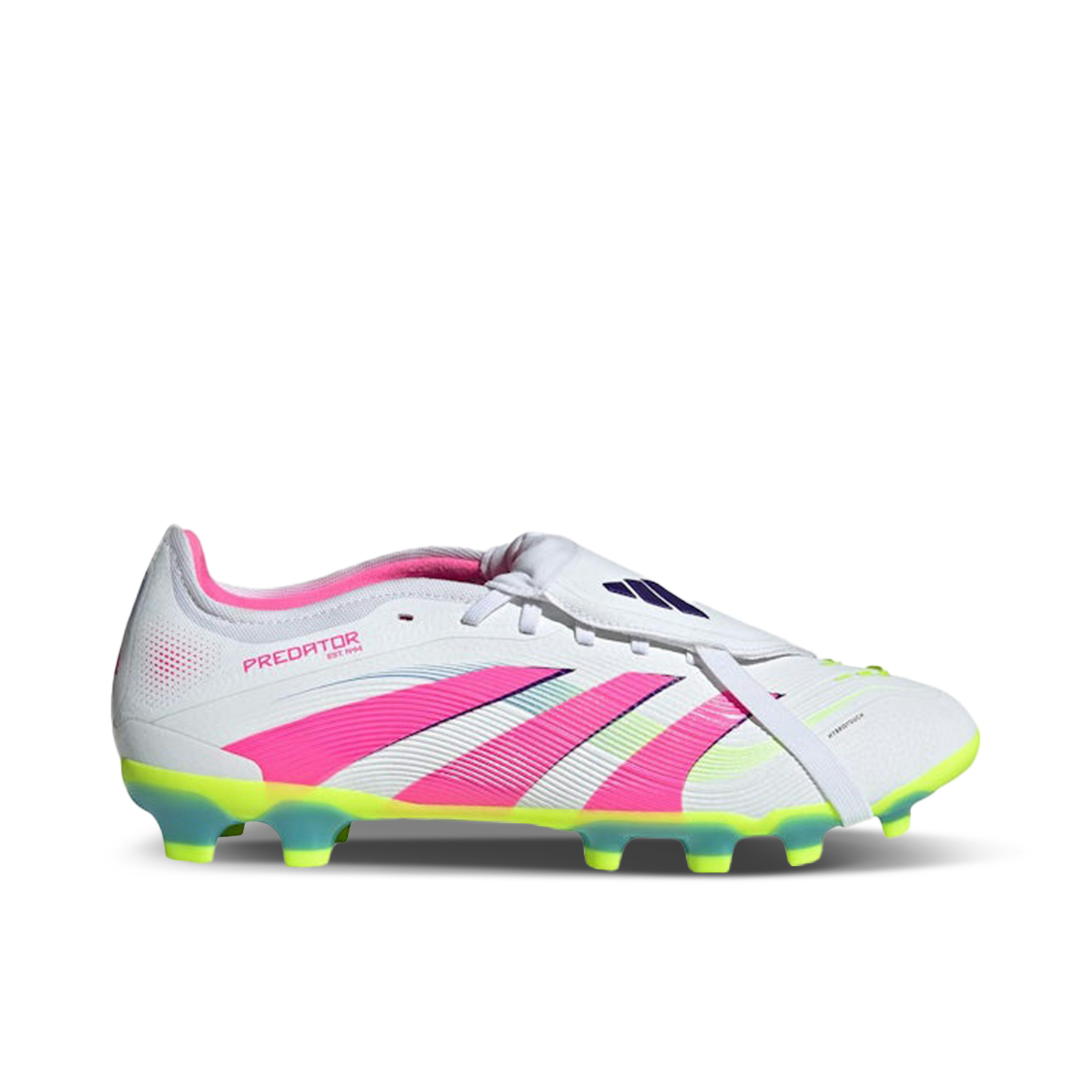 Adidas Predator Pro Fold-Over Tongue FG/MG Cloud White Lucid Pink Lucid Lemon