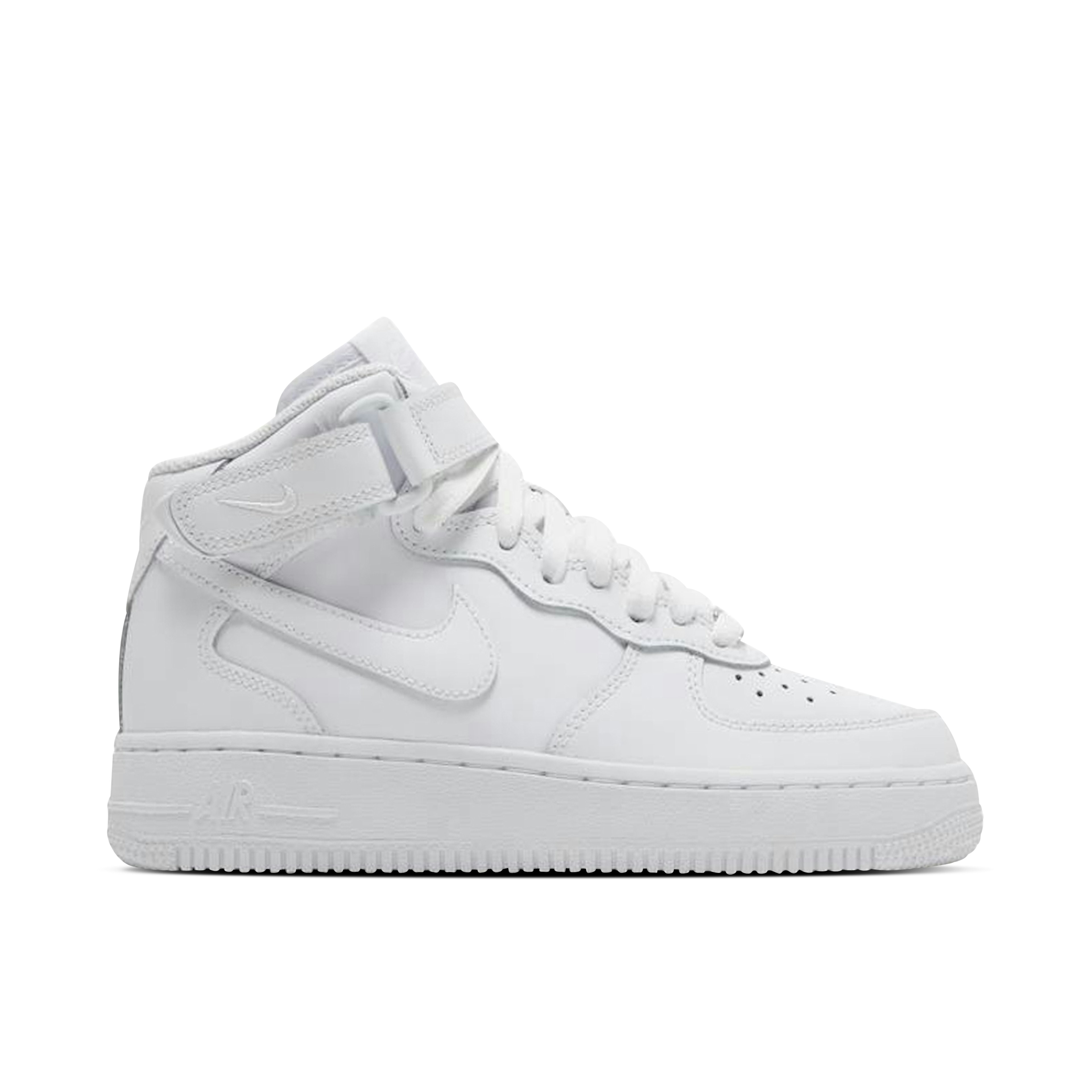 Nike Air Force 1 Mid LE Triple White GS