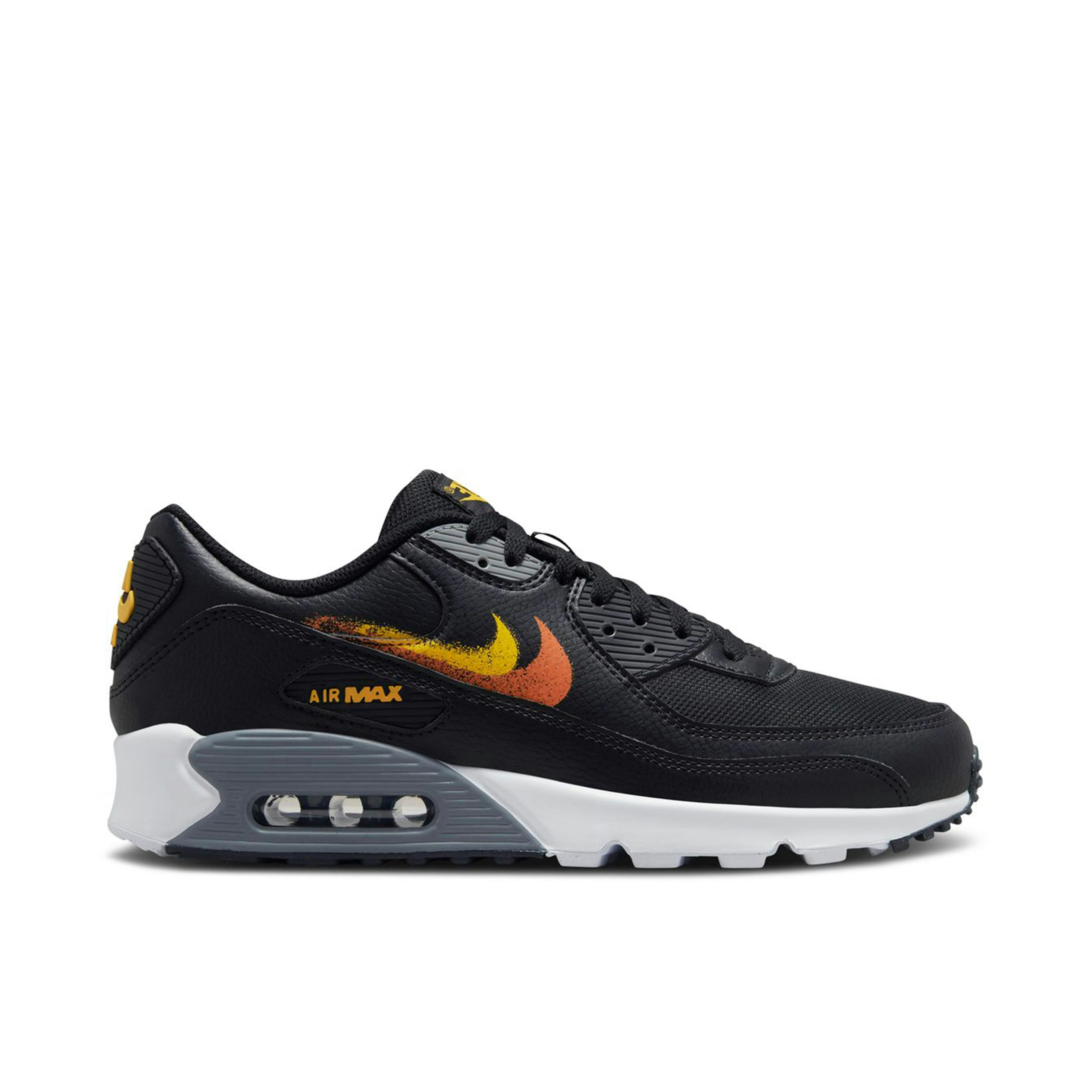 Nike Air Max 90 Spray Paint Swoosh University