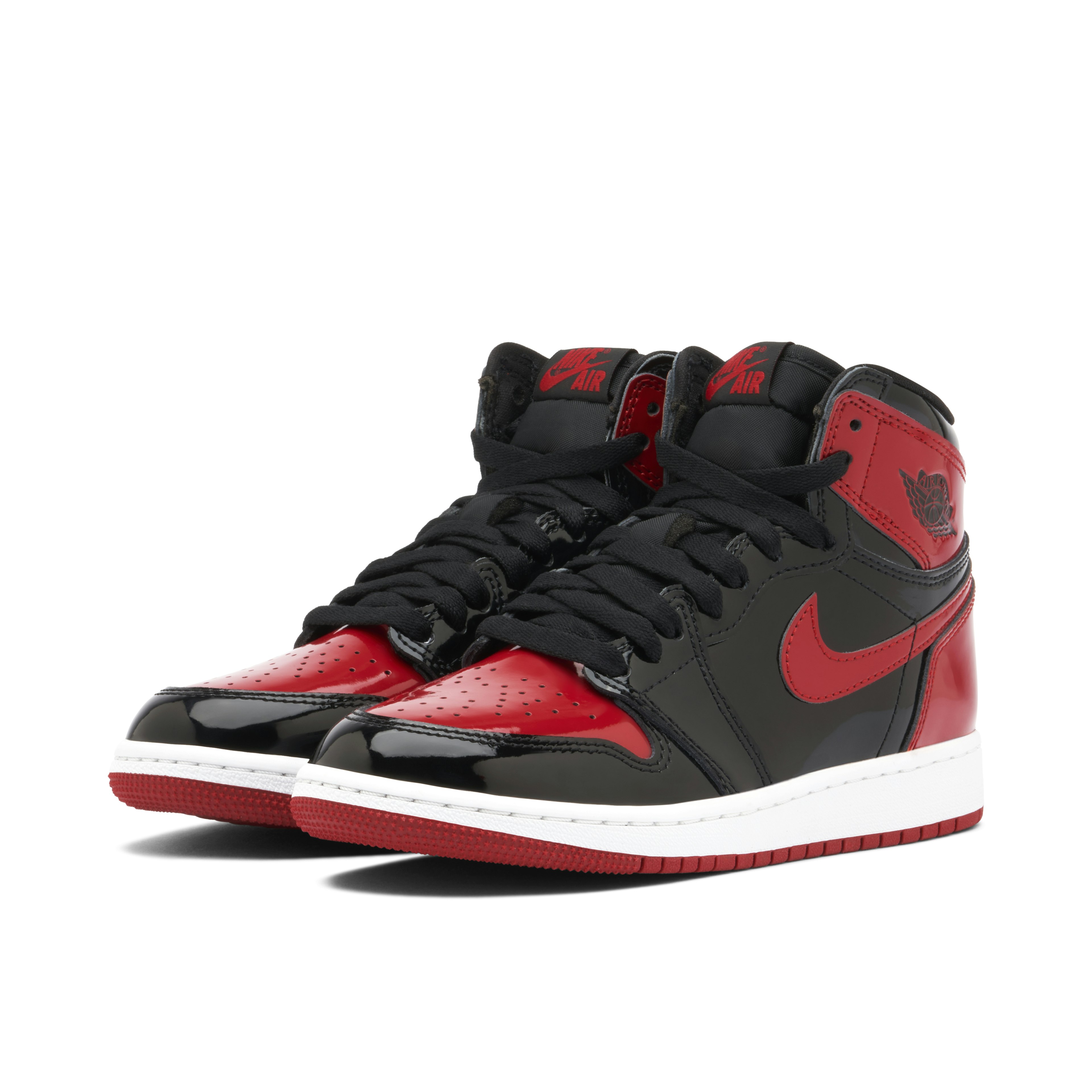 Air Jordan 1 High OG Patent Bred GS