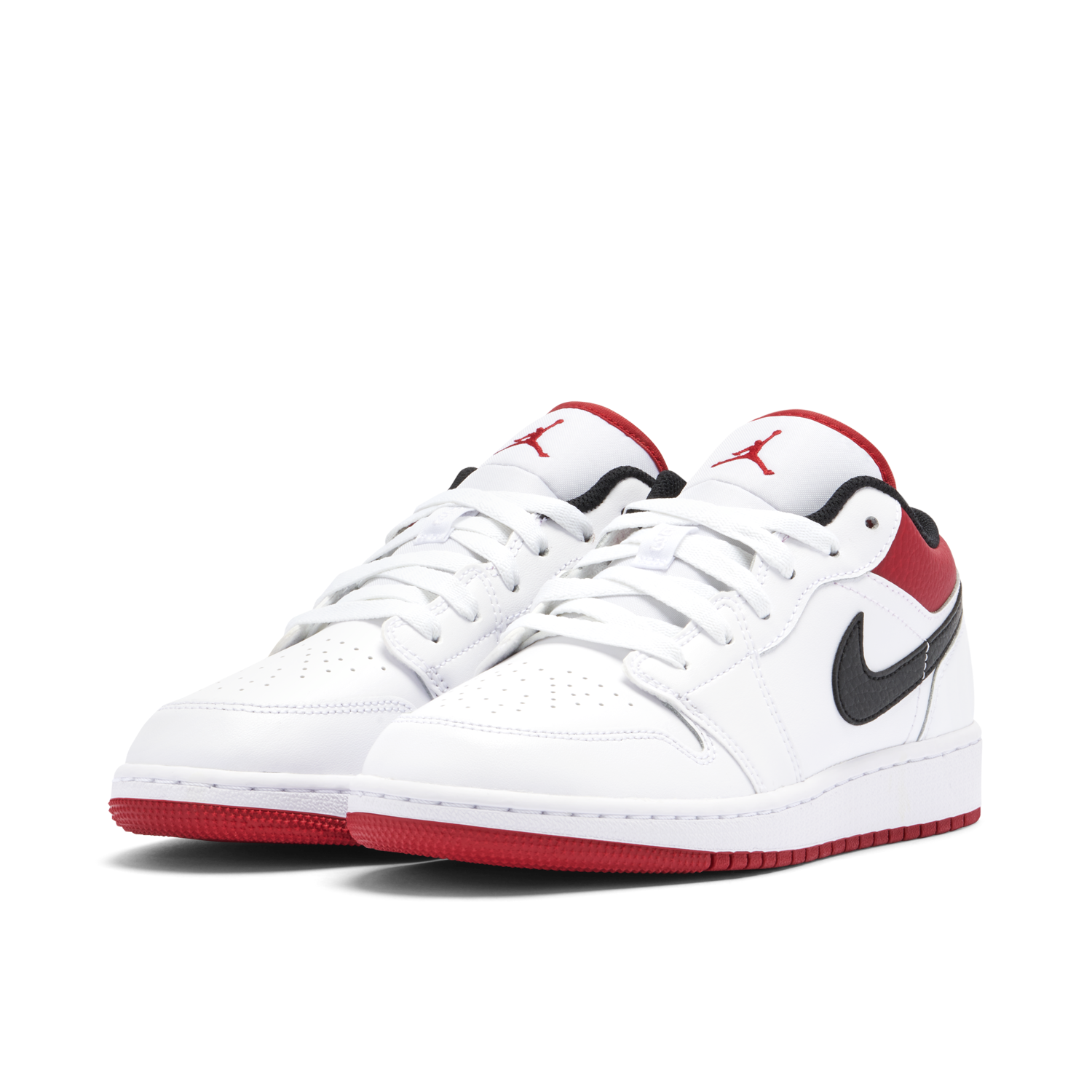 Air Jordan 1 Low White Gym Red GS