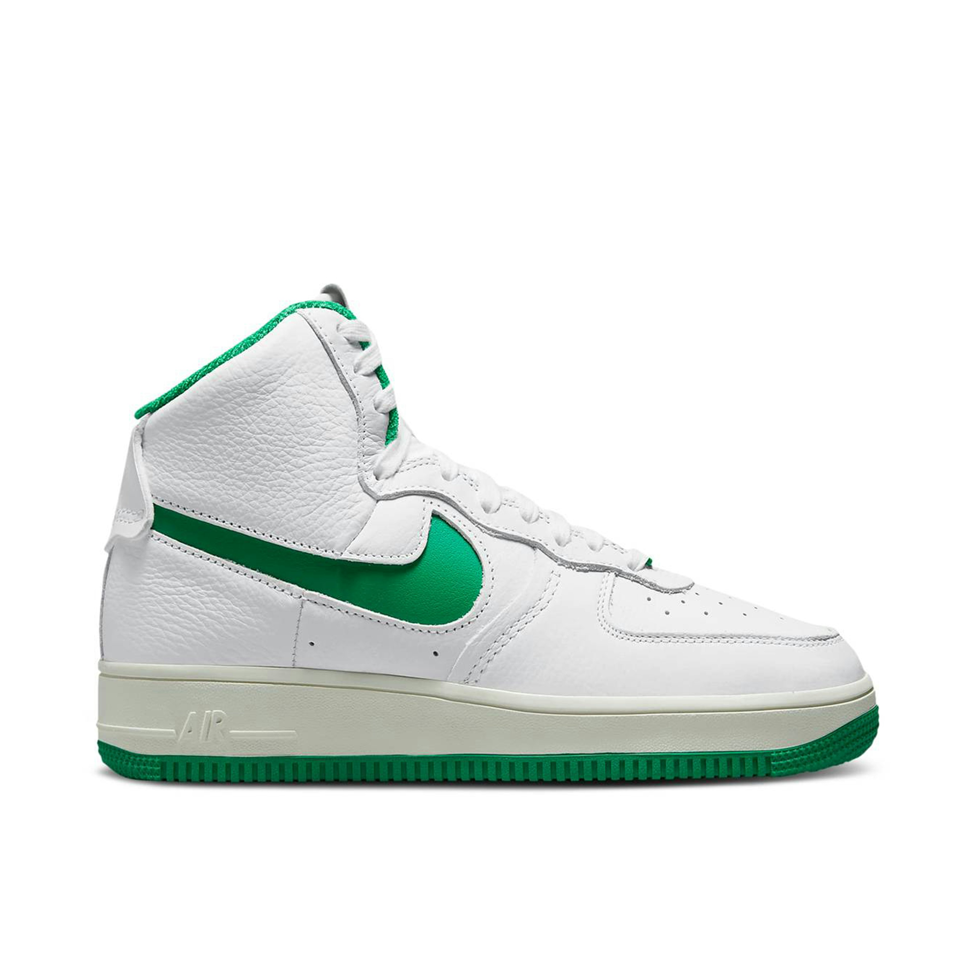 Nike Womens WMNS AF1 Pixel SE Leopard Print High Sculpt White Stadium Green für Damen