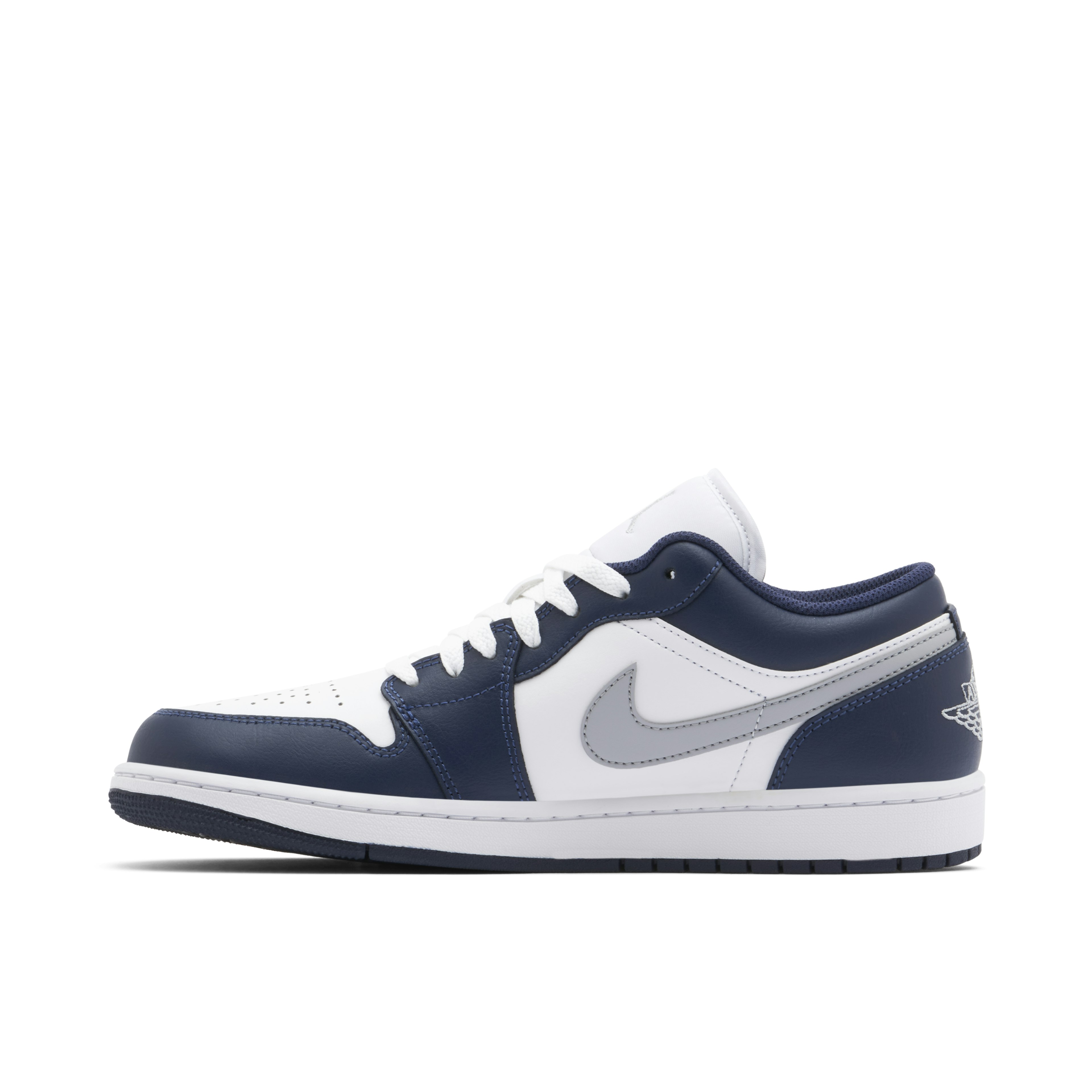Air Jordan 1 Low Wolf Grey Midnight Navy
