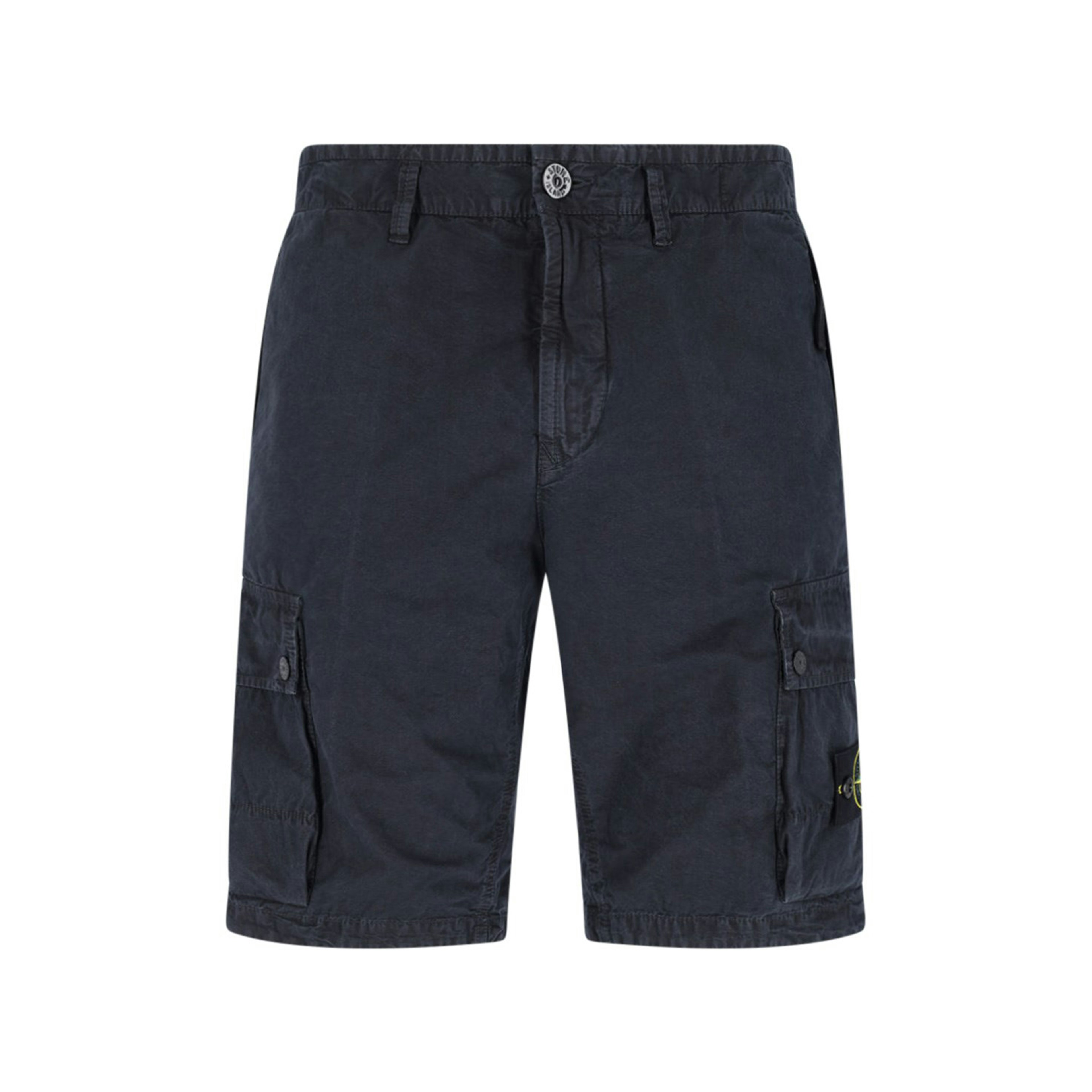 Stone Island Bermuda Shorts Logo Navy