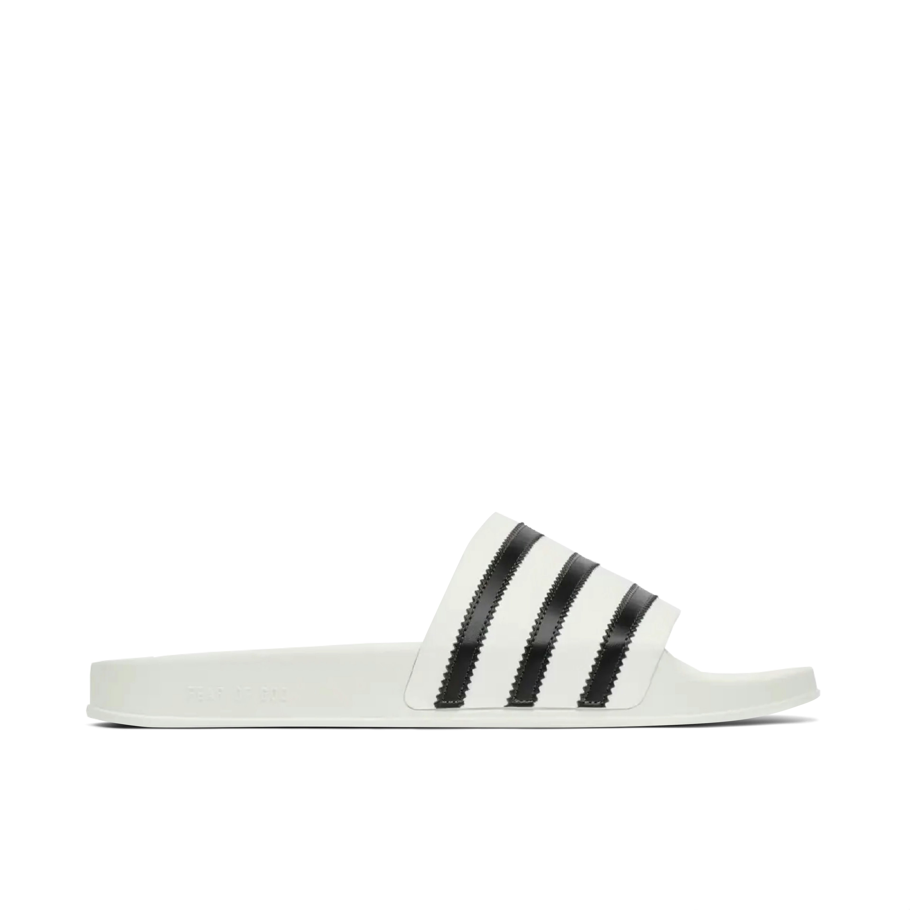 adidas Adilette Slides x Fear of God Athletics White