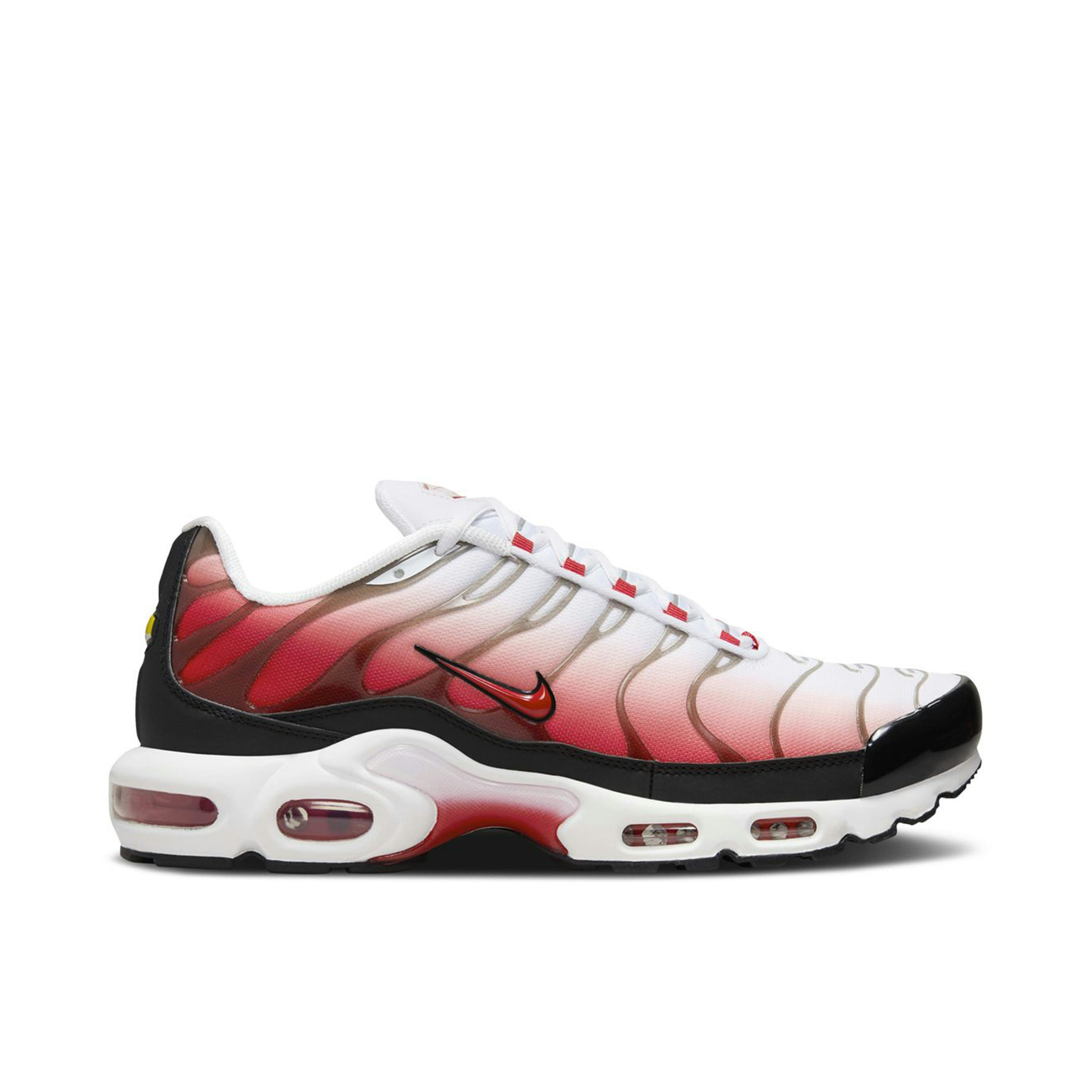 Nike Air Max Plus White Black University Red