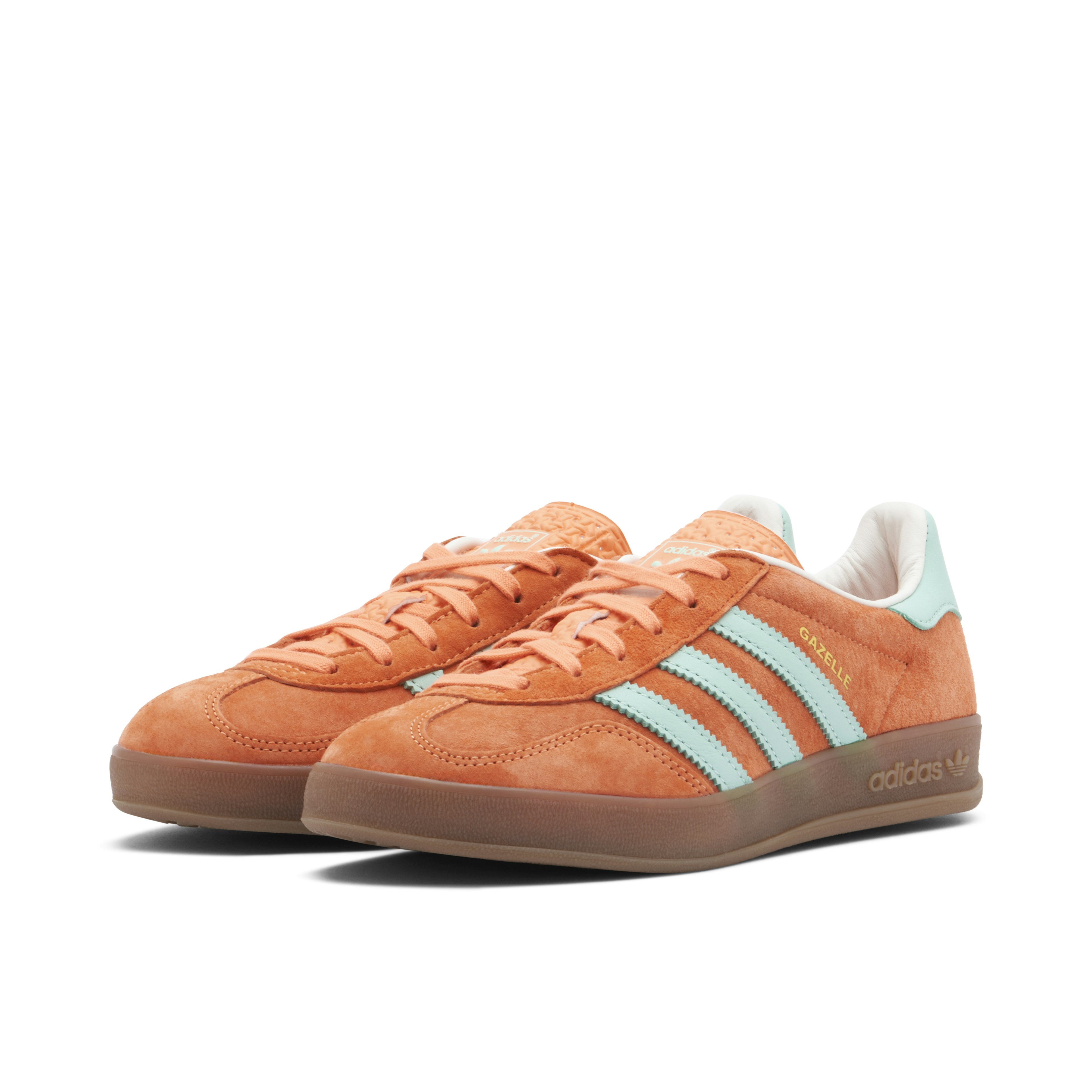 Adidas Gazelle Indoor Orange Clear Mint Femme