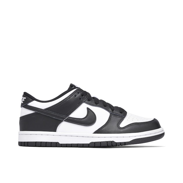 nike dunk black and white gs