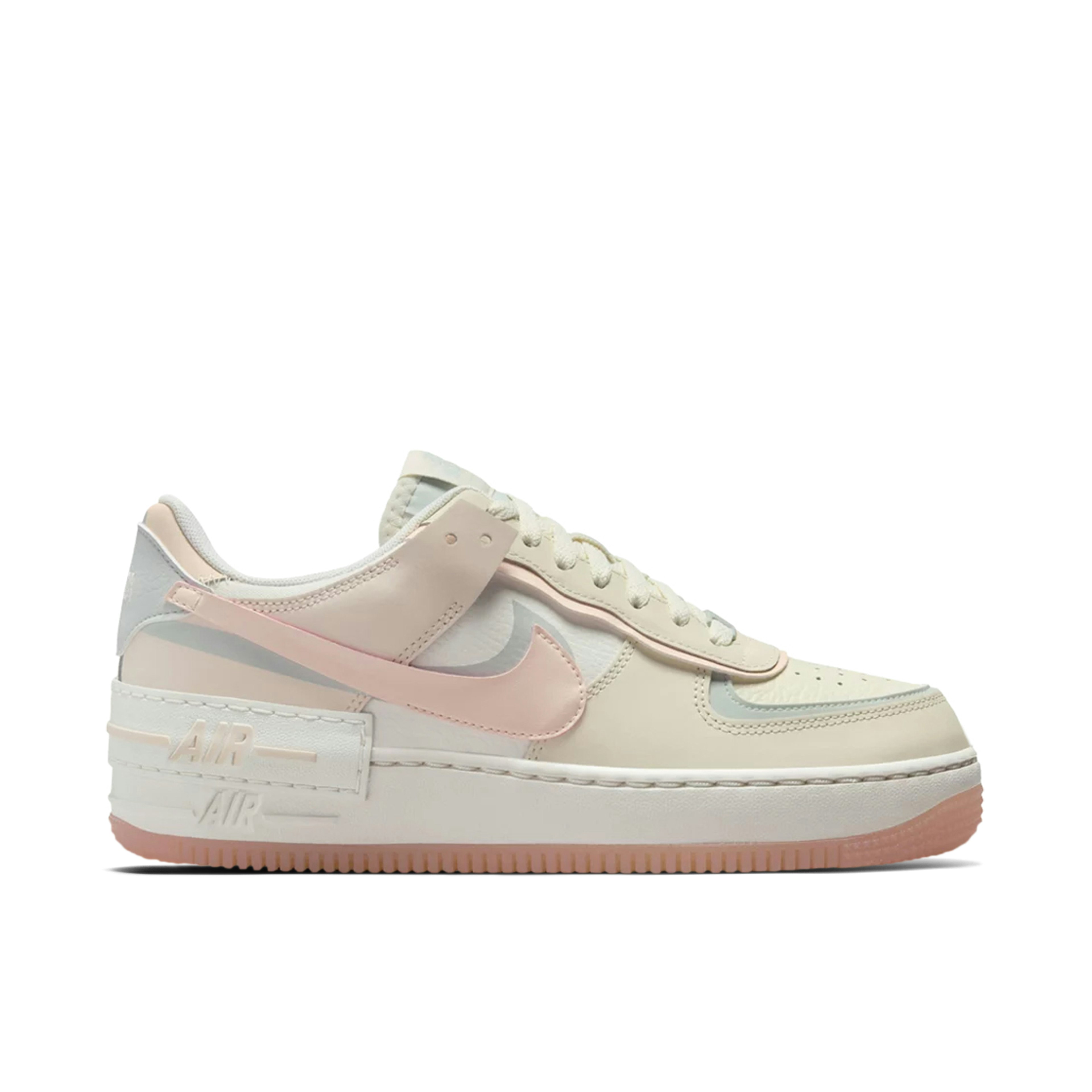 Nike Air Force 1 Low Shadow Coconut Milk Crimson Tint Womens