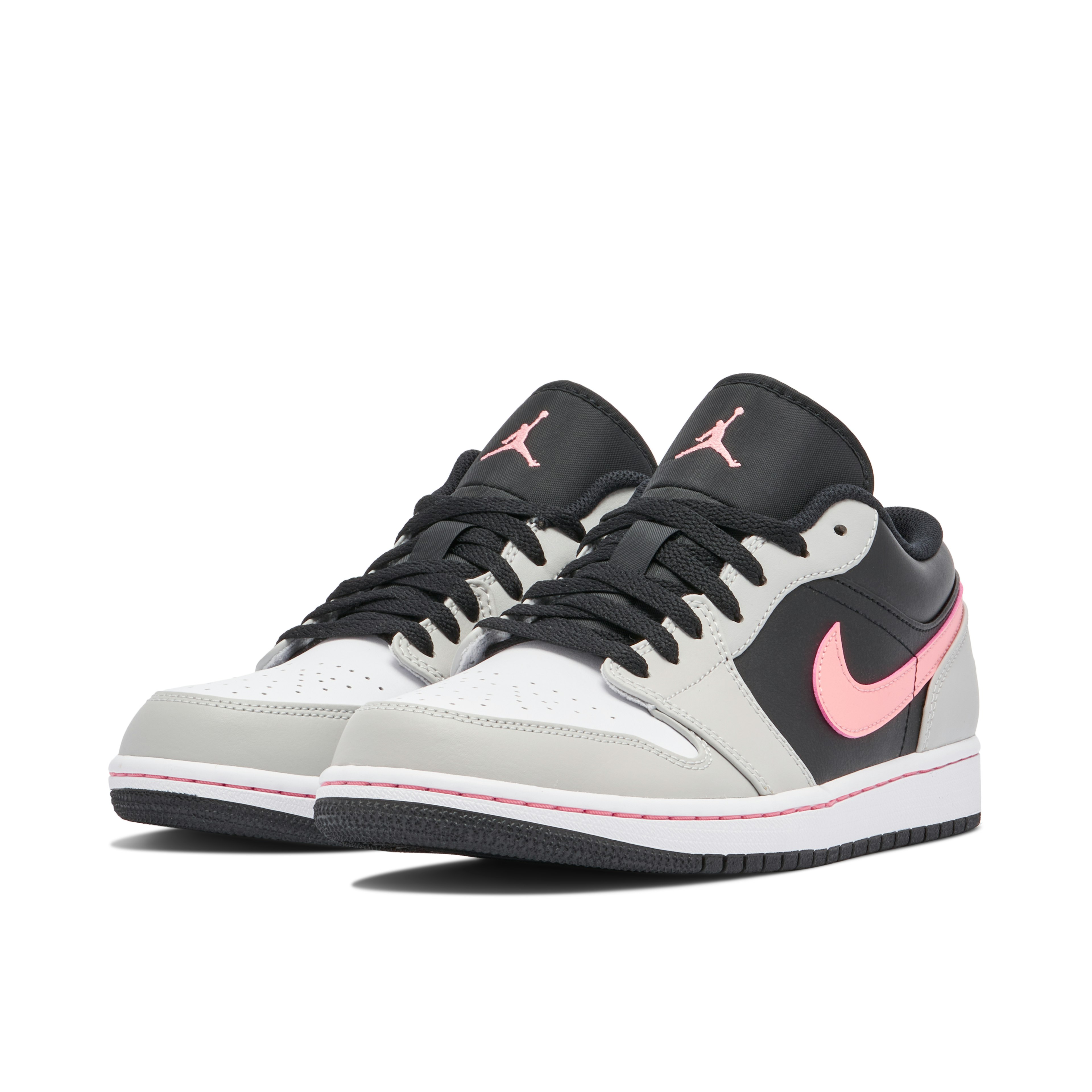 Air Jordan 1 Low Grey Black Pink