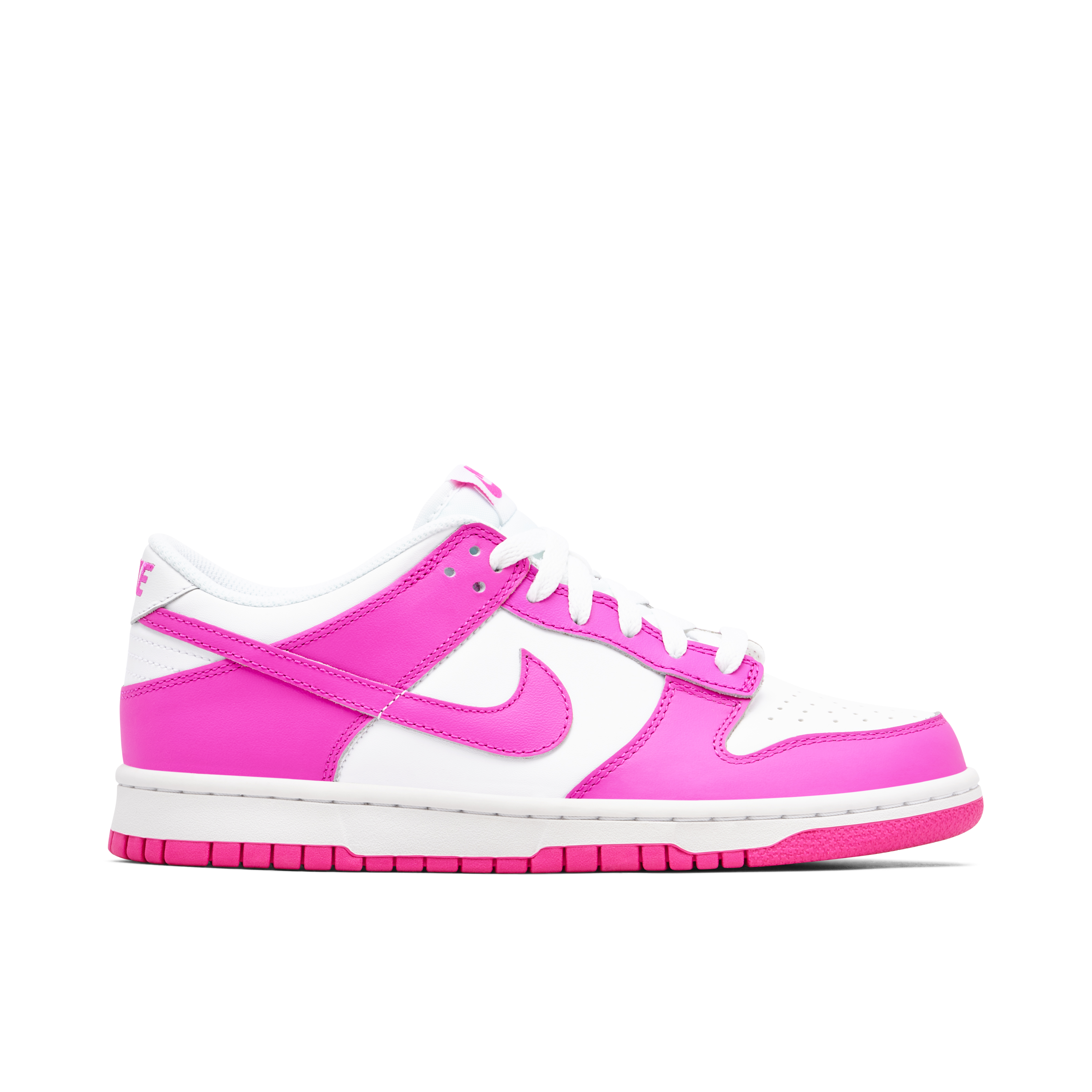 Pink Nike Dunks Laced