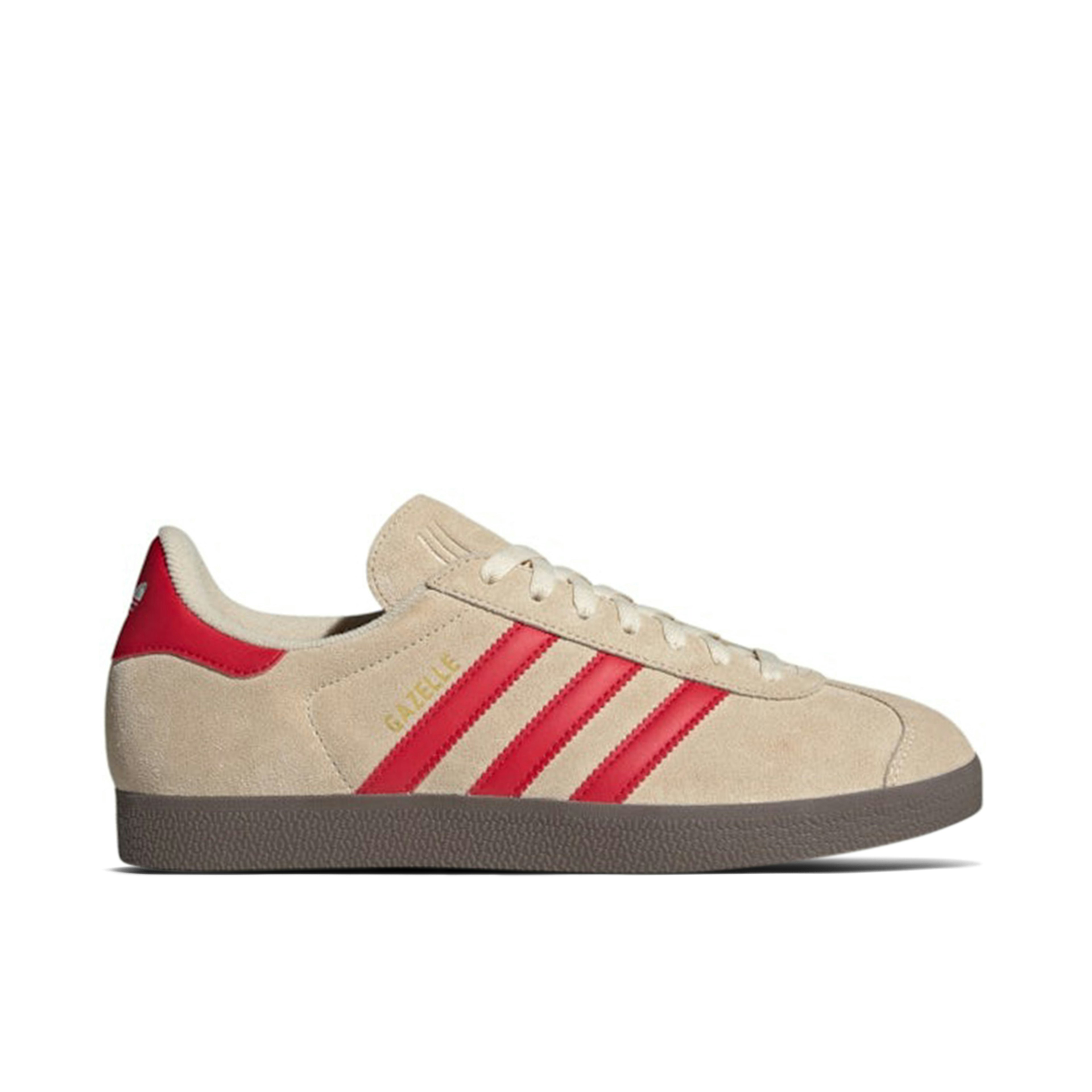 Adidas Gazelle Sand Strata Better Scarlet Cloud White