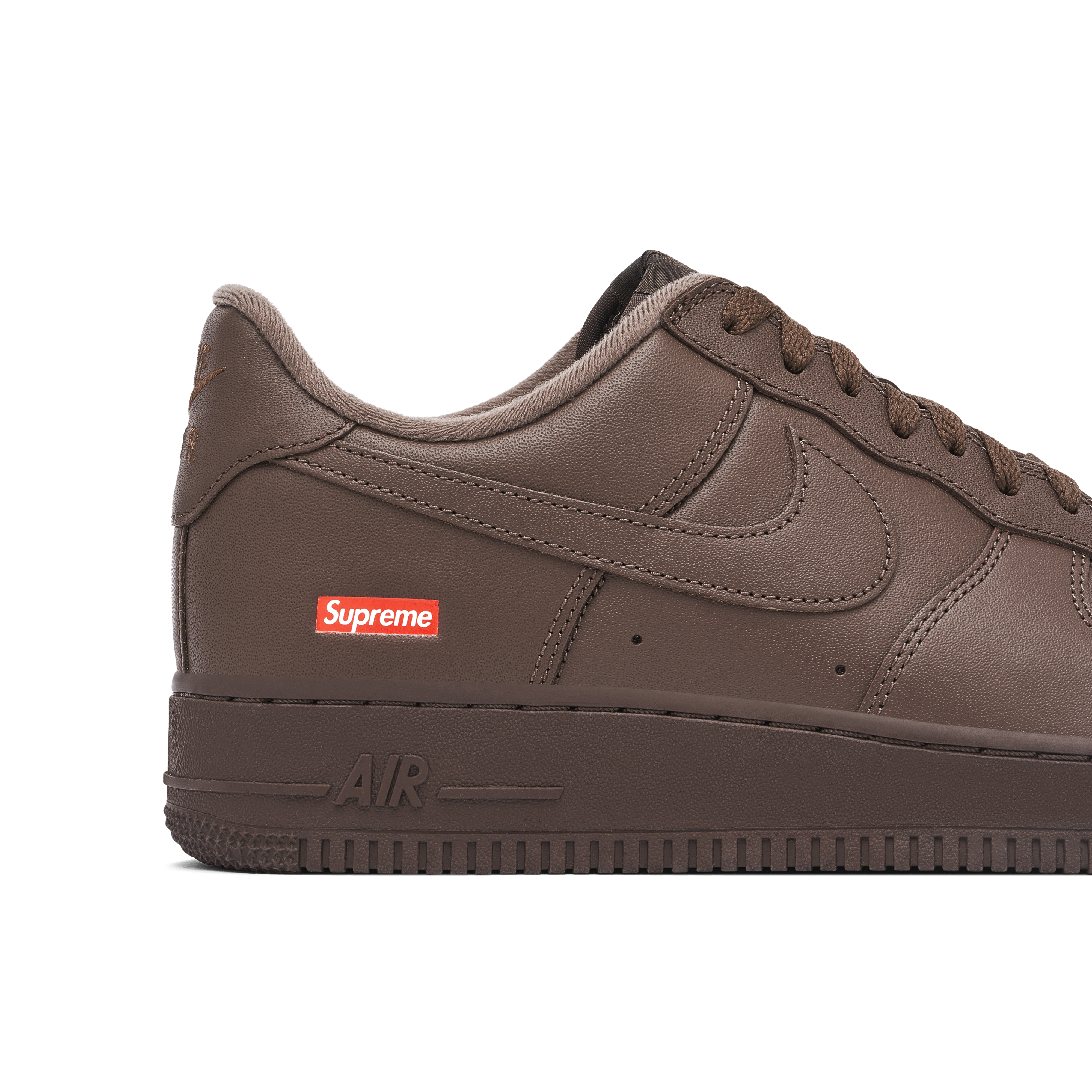 Nike Air Force 1 Low x Supreme Baroque Brown CU9225 200 Laced