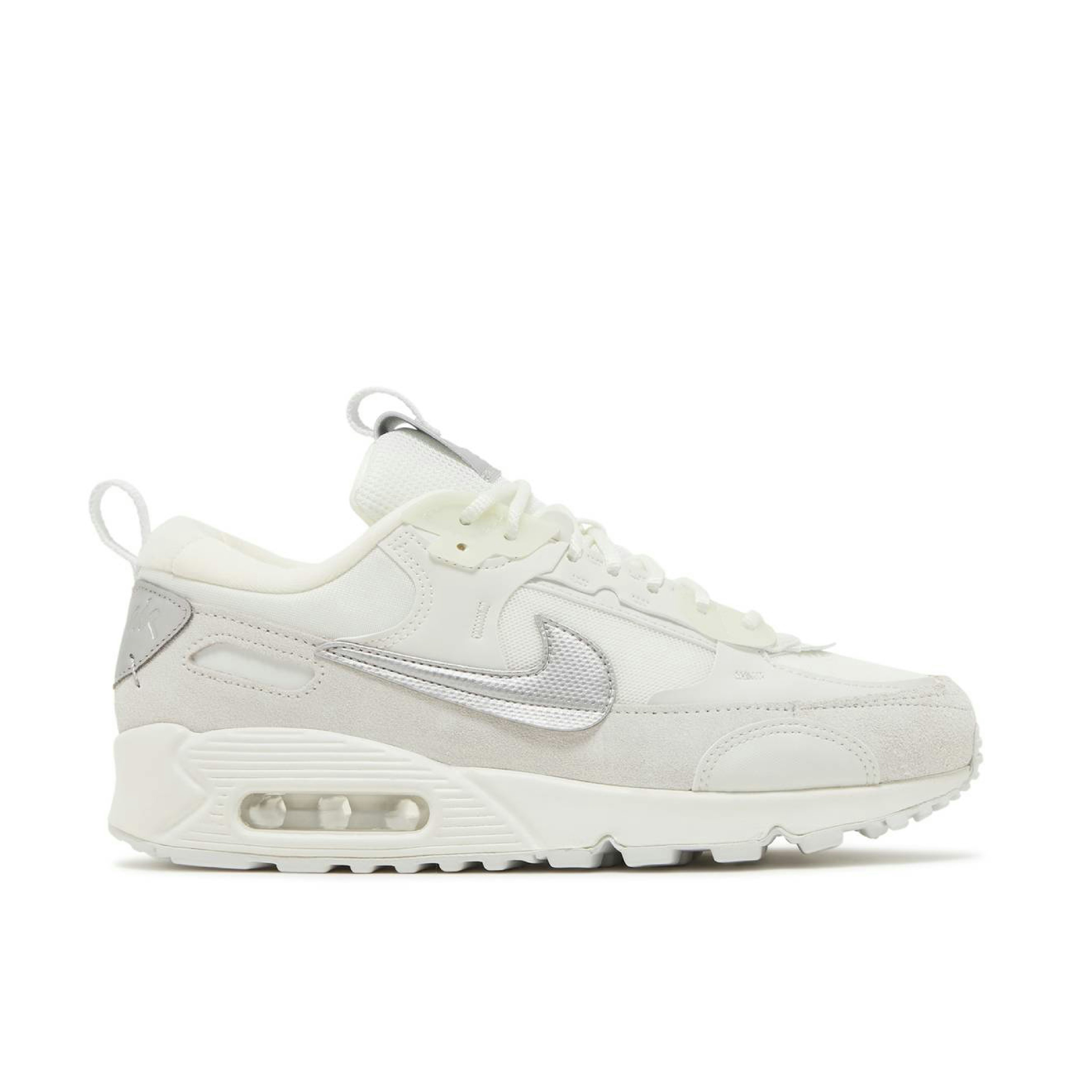 Nike Air Max 90 Futura White Metallic Silver Femme