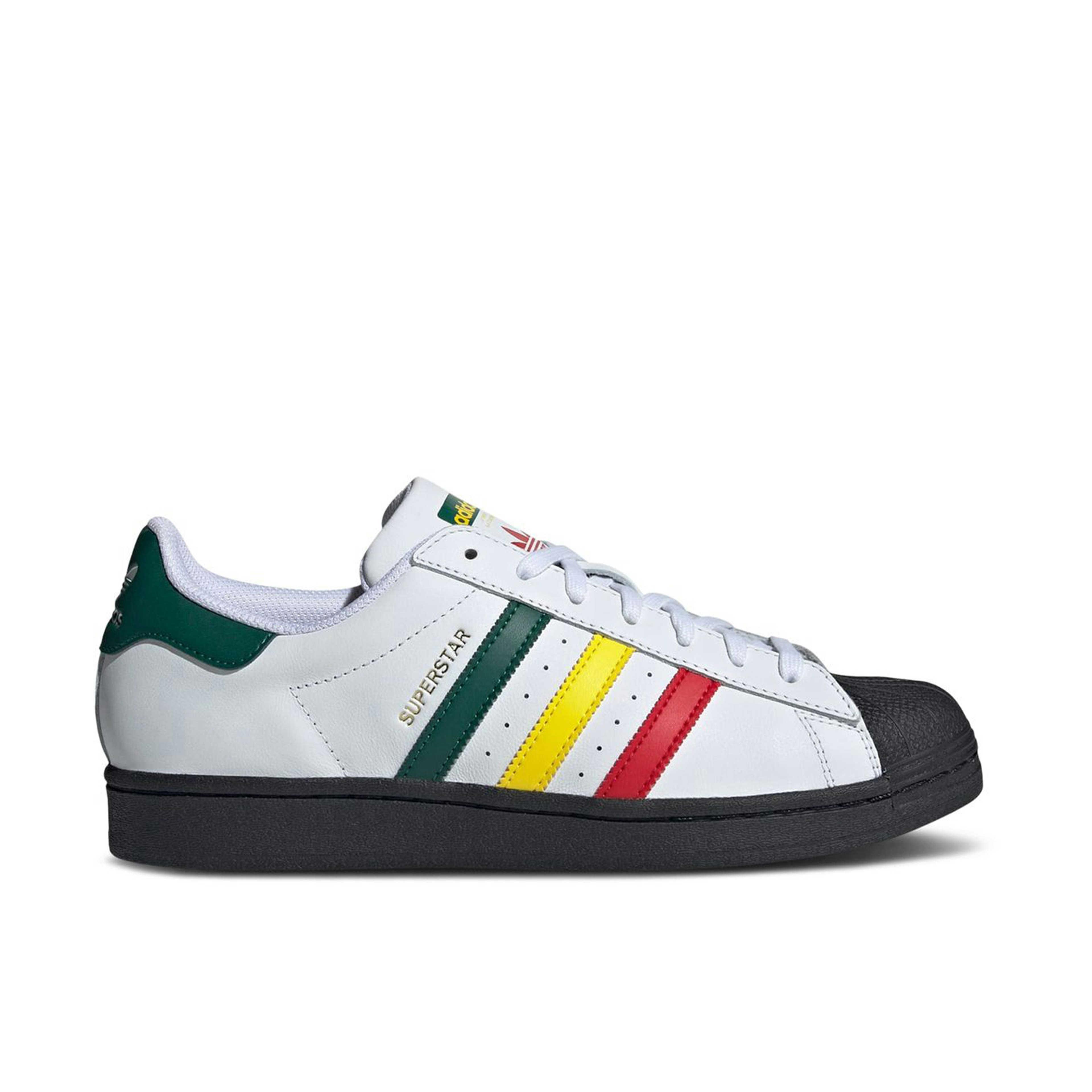 Adidas Superstar Rasta White