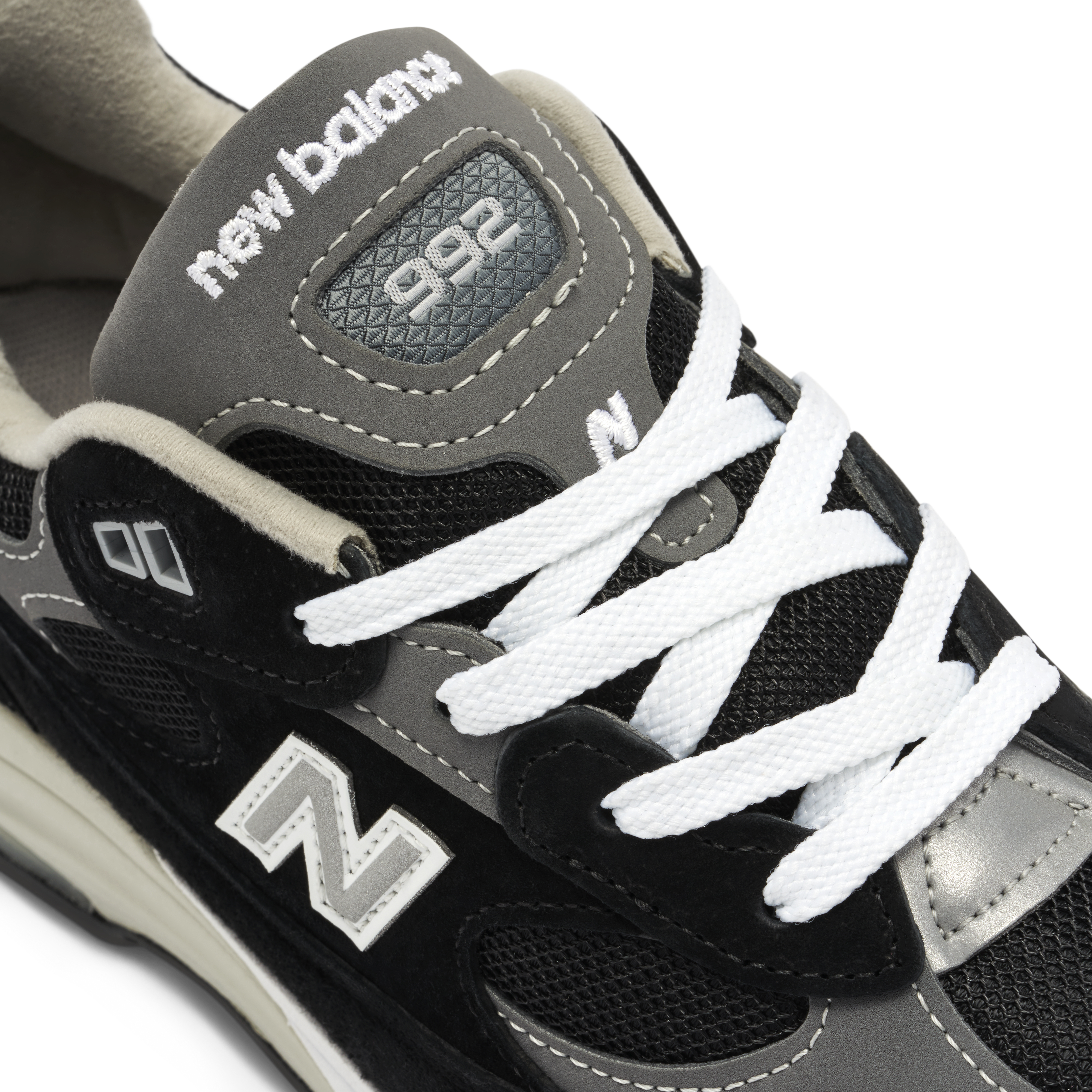 New Balance 992 Black Grey White | M992EB | Laced