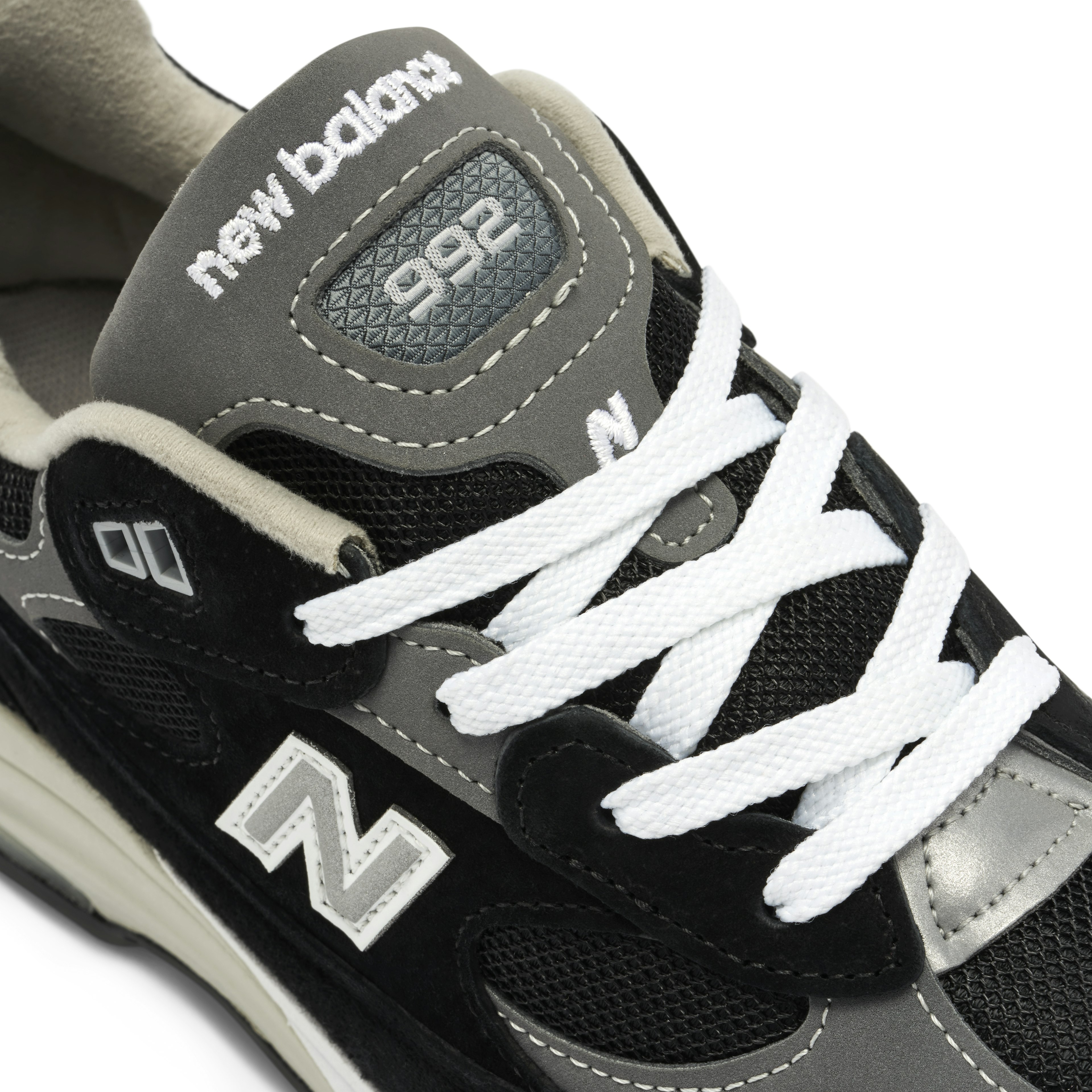 New Balance 992 Black Grey White