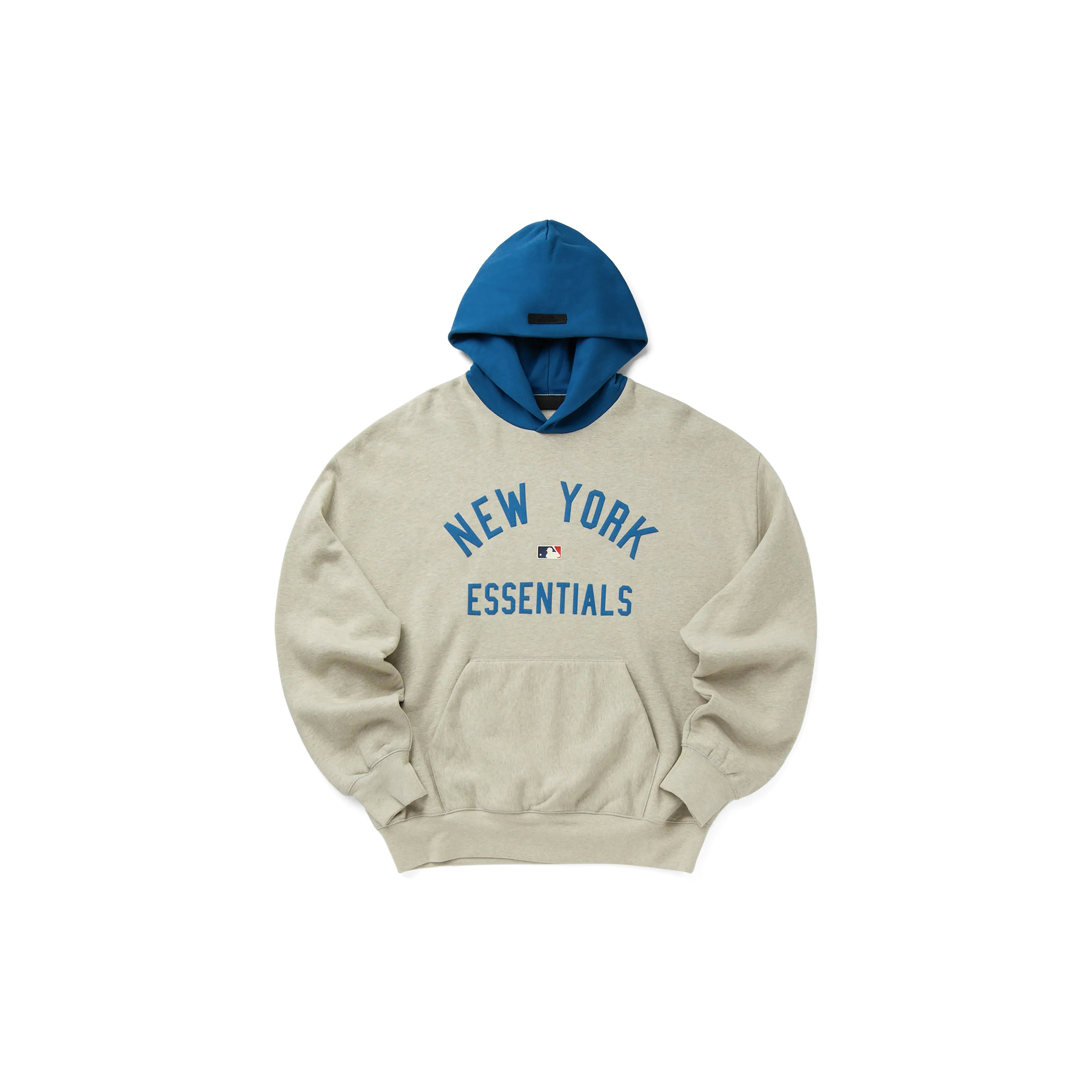 Fear Of God Essentials Mets Sport Fit Pullover Hoodie