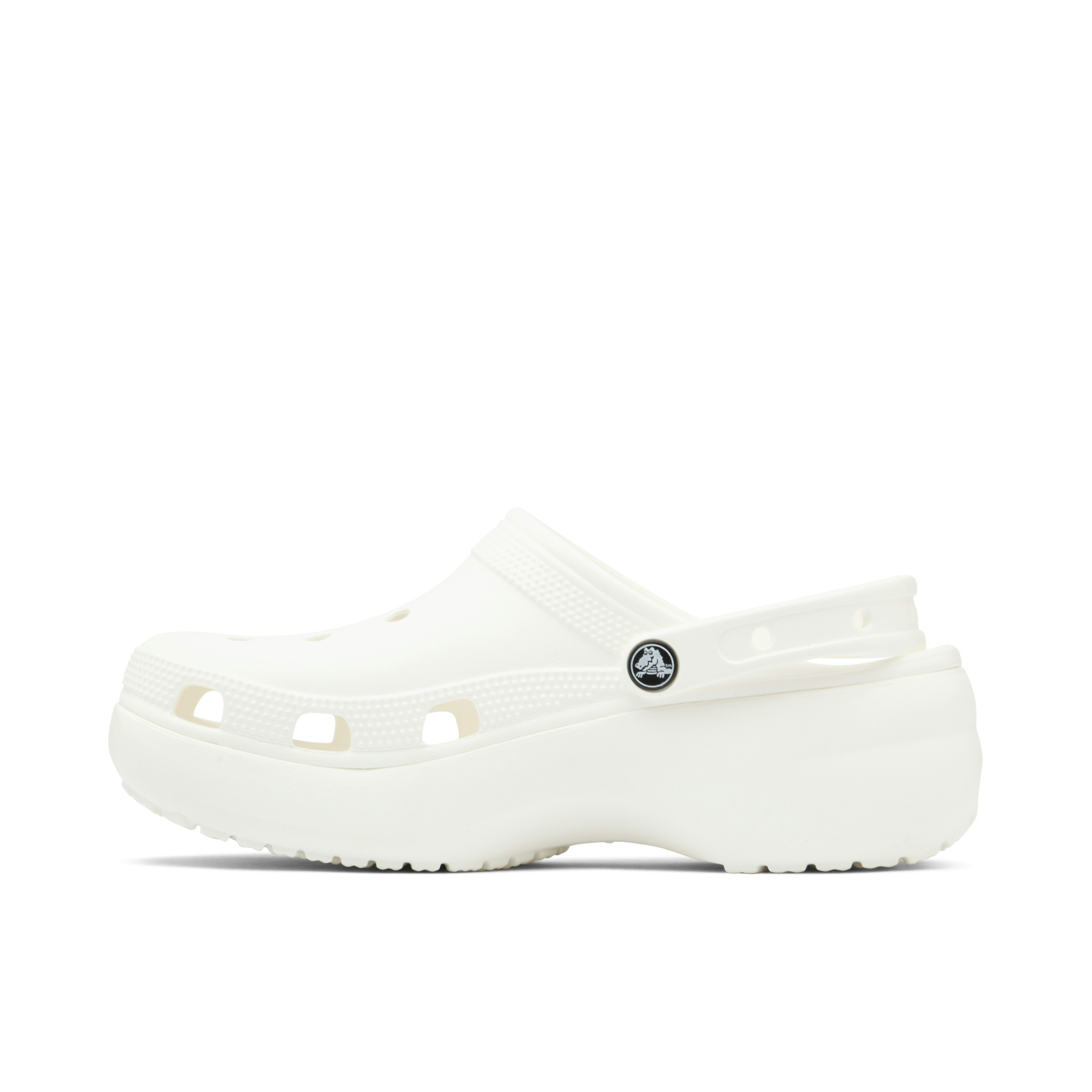 Crocs Classic Platform Clog White Womens