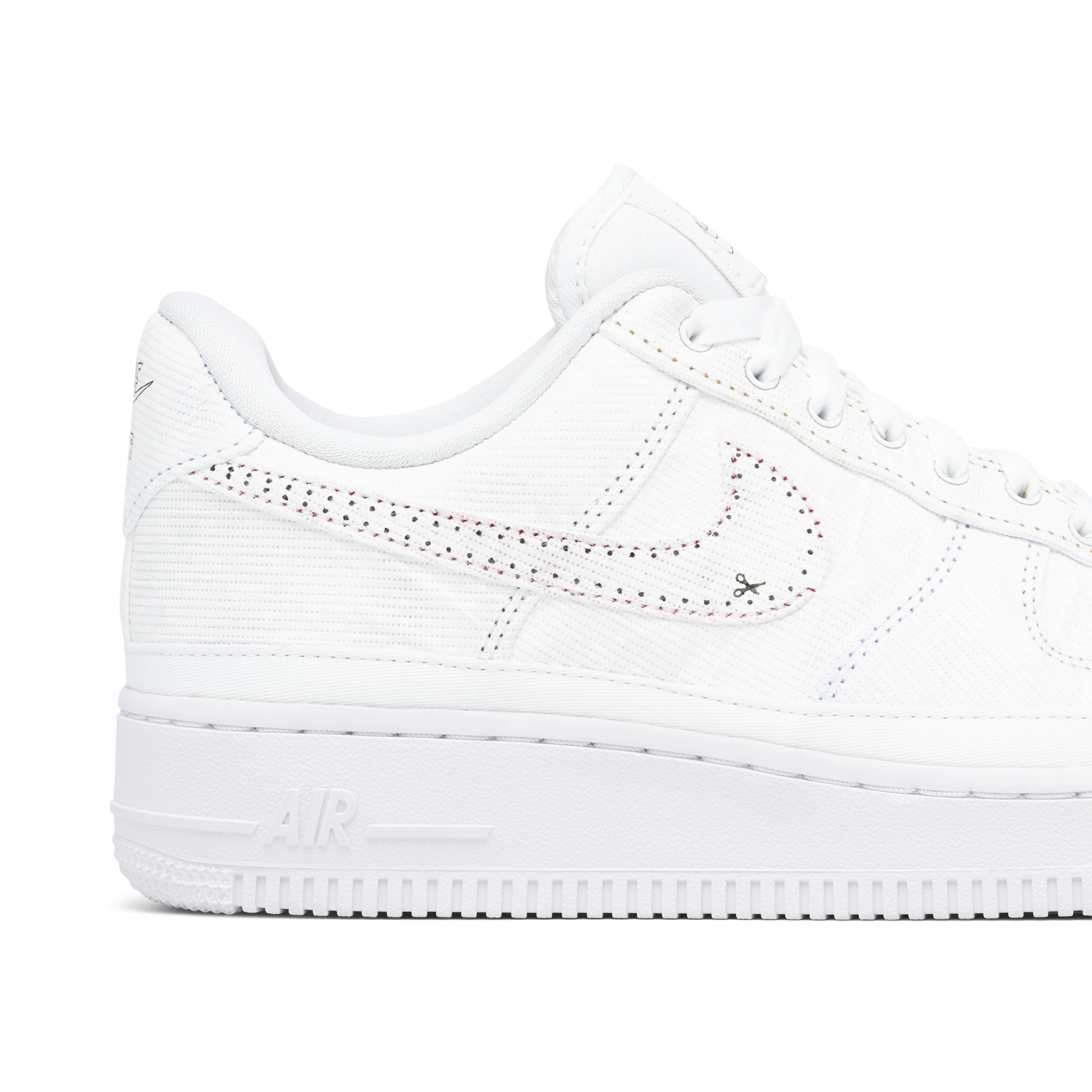 Nike Air Force 1 LX Tear Away Red Swoosh Womens