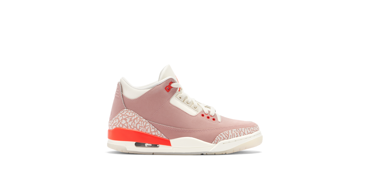 Jordan retro 3 rosas sales