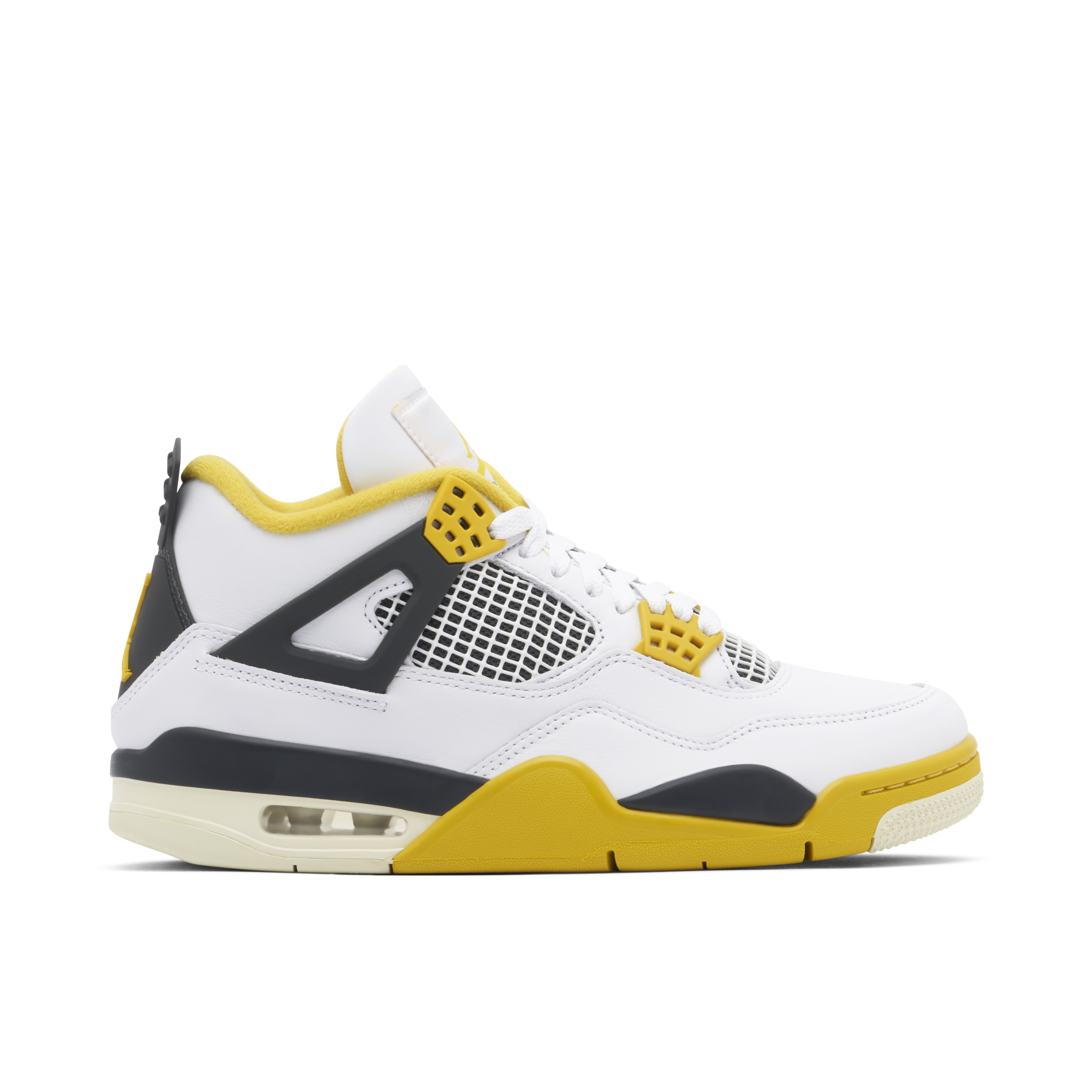 Air Jordan 4 Vivid Sulfur Womens AQ9129 101 Laced