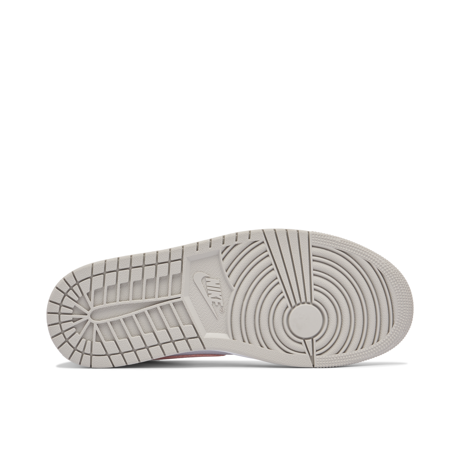 Air Jordan 1 Mid White Light Iron Ore Femme