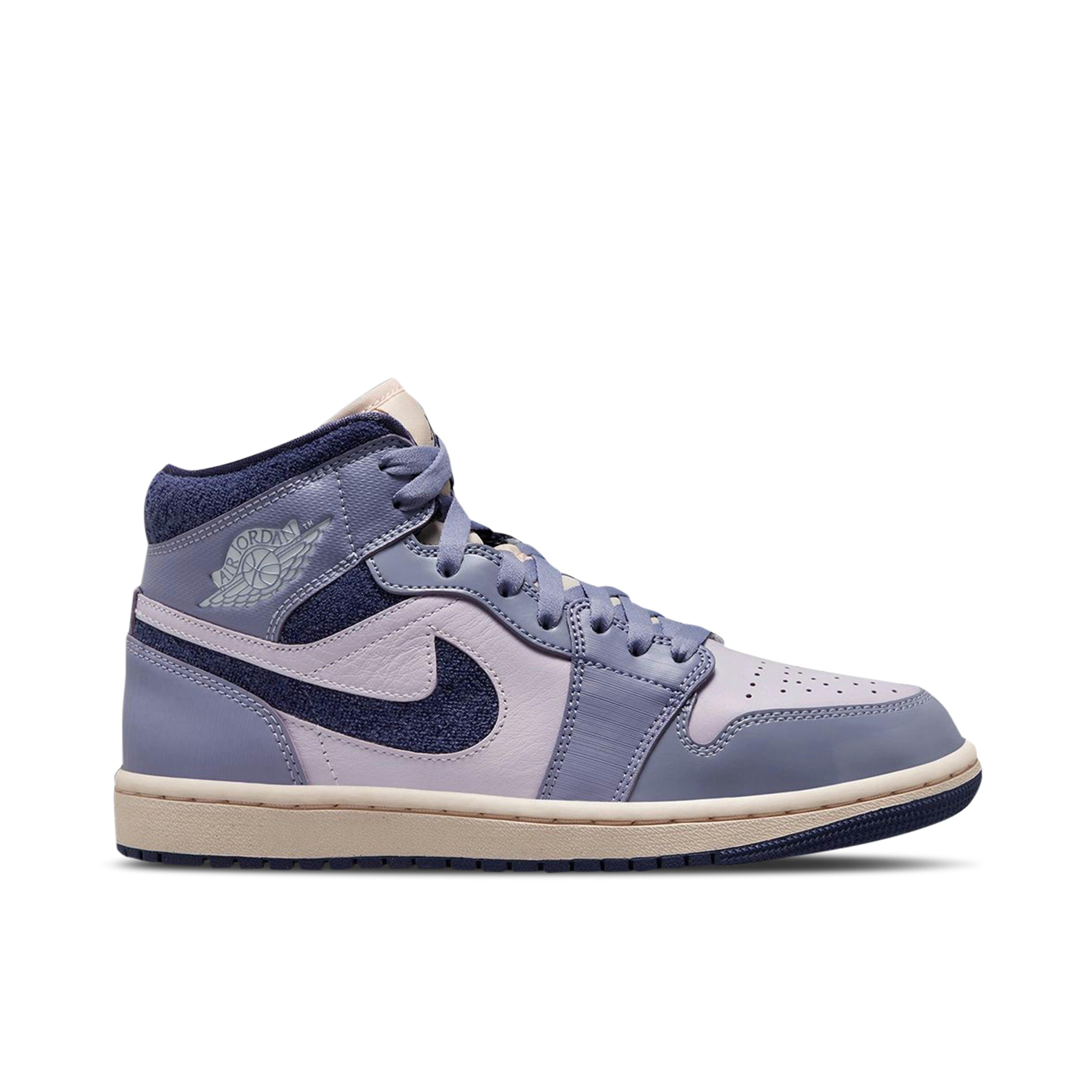 Air Jordan 1 Mid Purple Chenille Femme