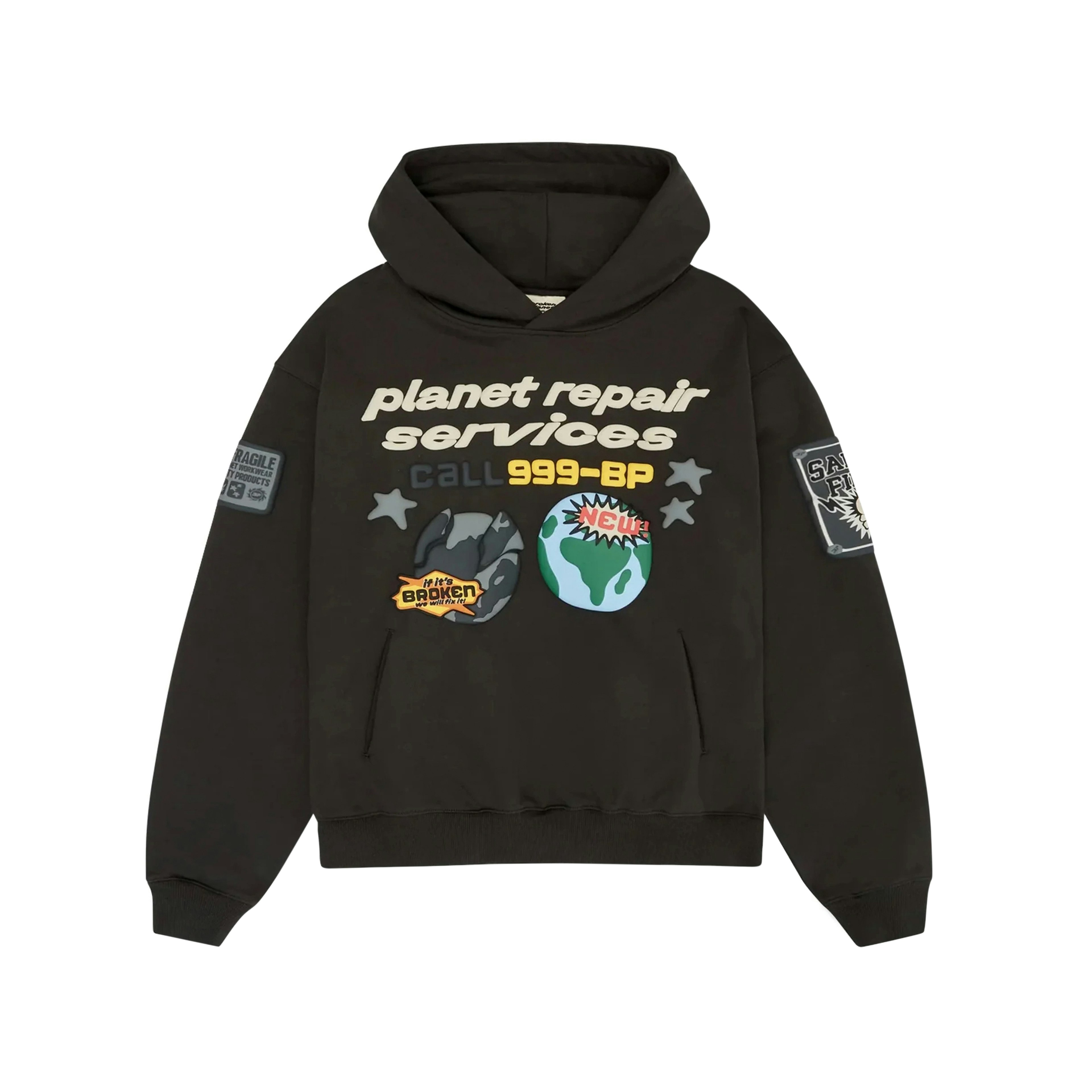 Broken Planet Repair Services Hoodie Soot Black