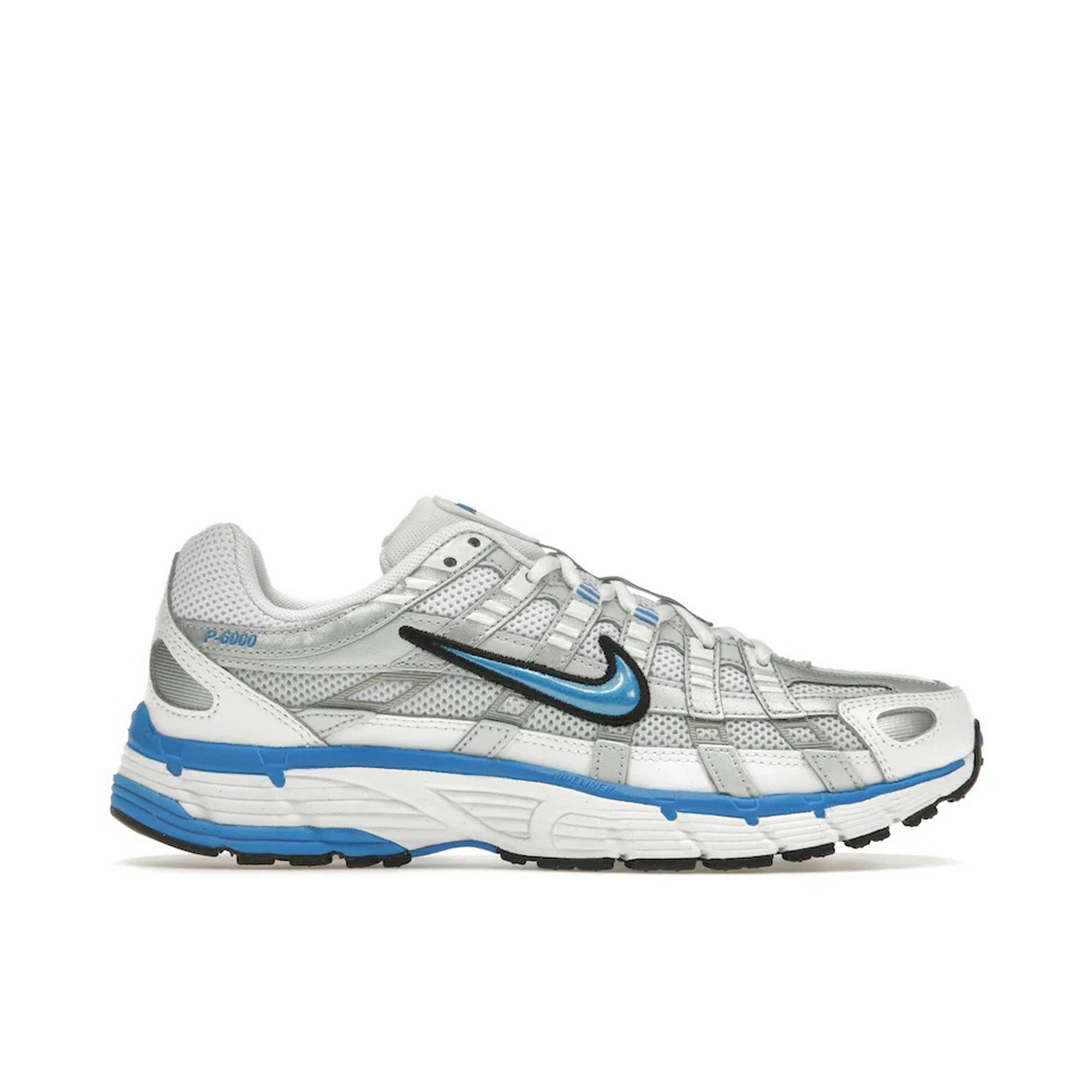 Nike P-6000 White Silver Blue