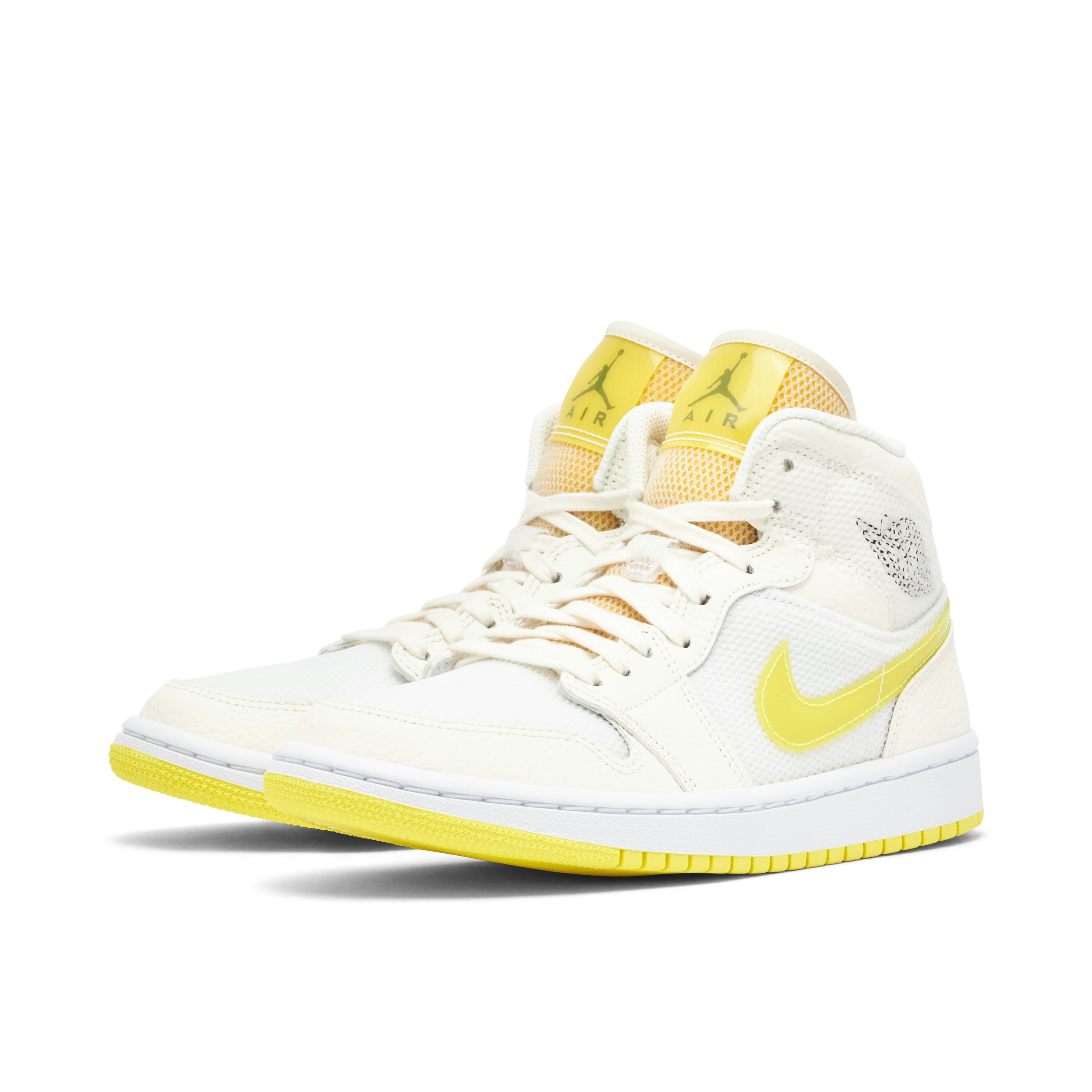 Air Jordan 1 Mid SE Voltage Yellow Femme