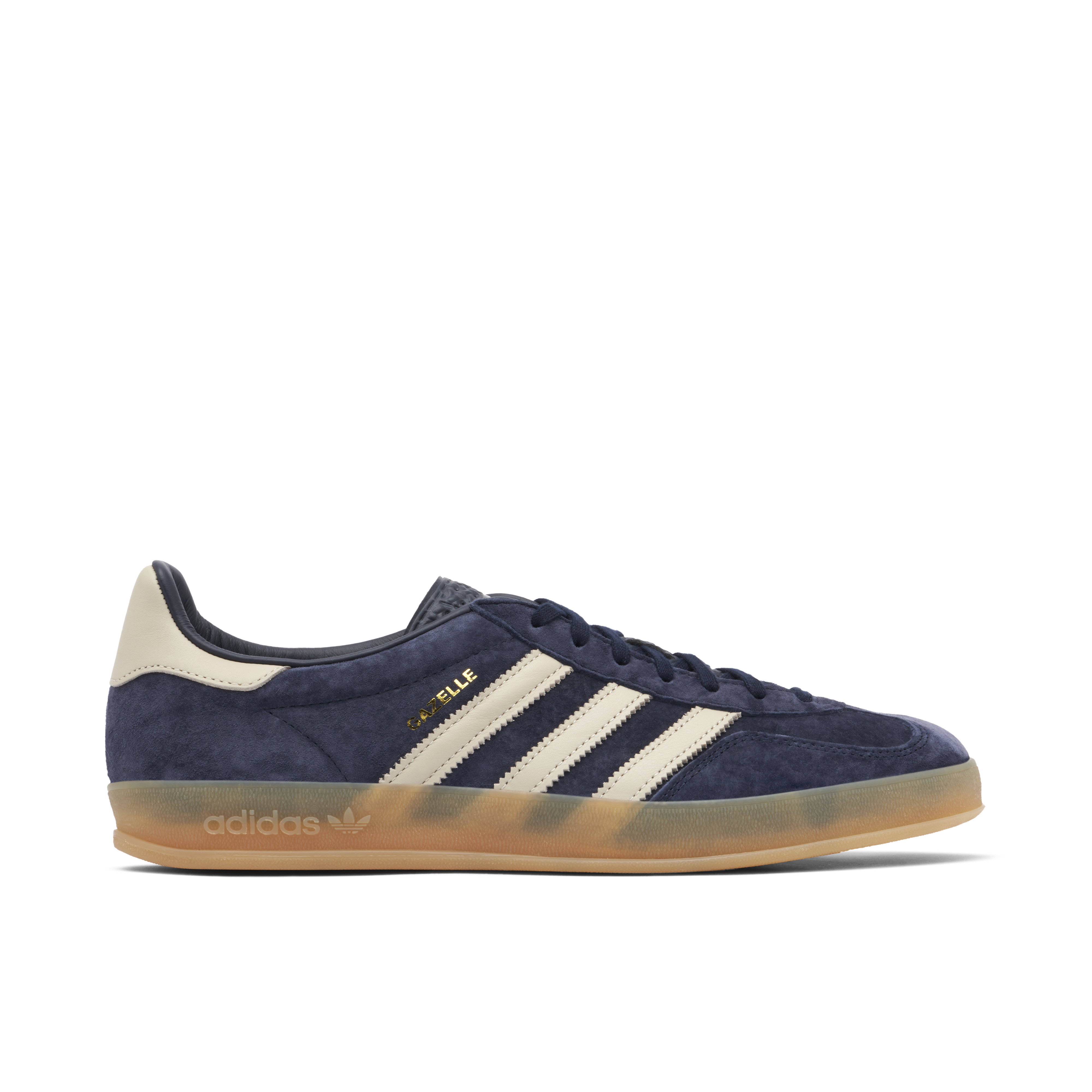 Adidas Gazelle Shoes Originals Sneakers Legen Ink Blue White IH7501 Men\'s Sz 7.5 Adidas Gazelle Indoor WMNS Legend Ink / Wonder Beige - Aug  main image 2