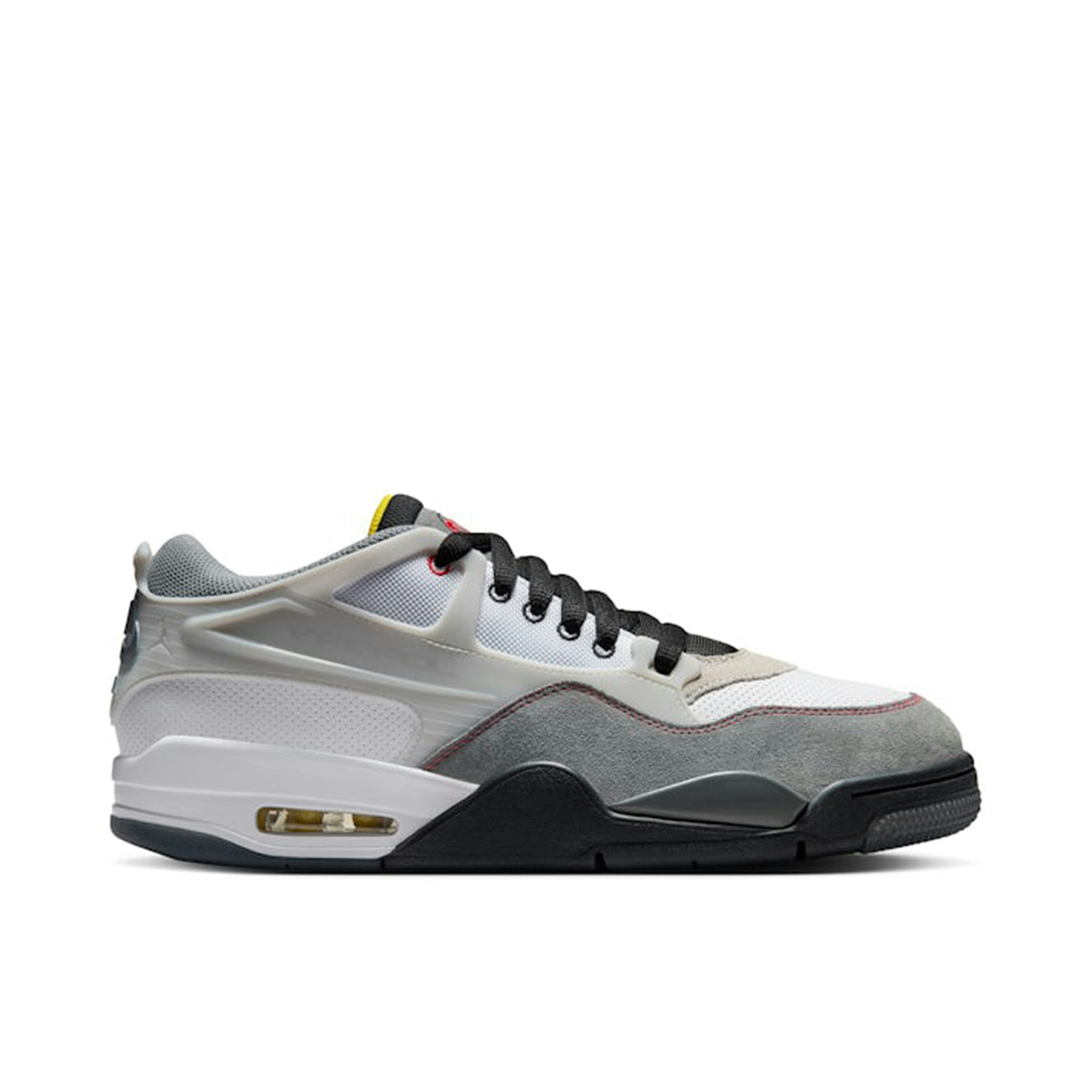 Air Jordan 4 RM Premium White Black Smoke Grey Fire Red