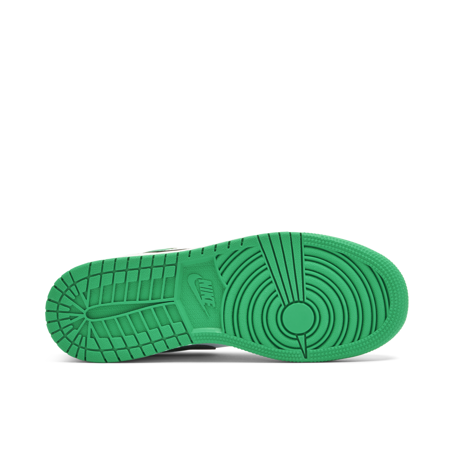 Air Jordan 1 Low White Lucky Green GS