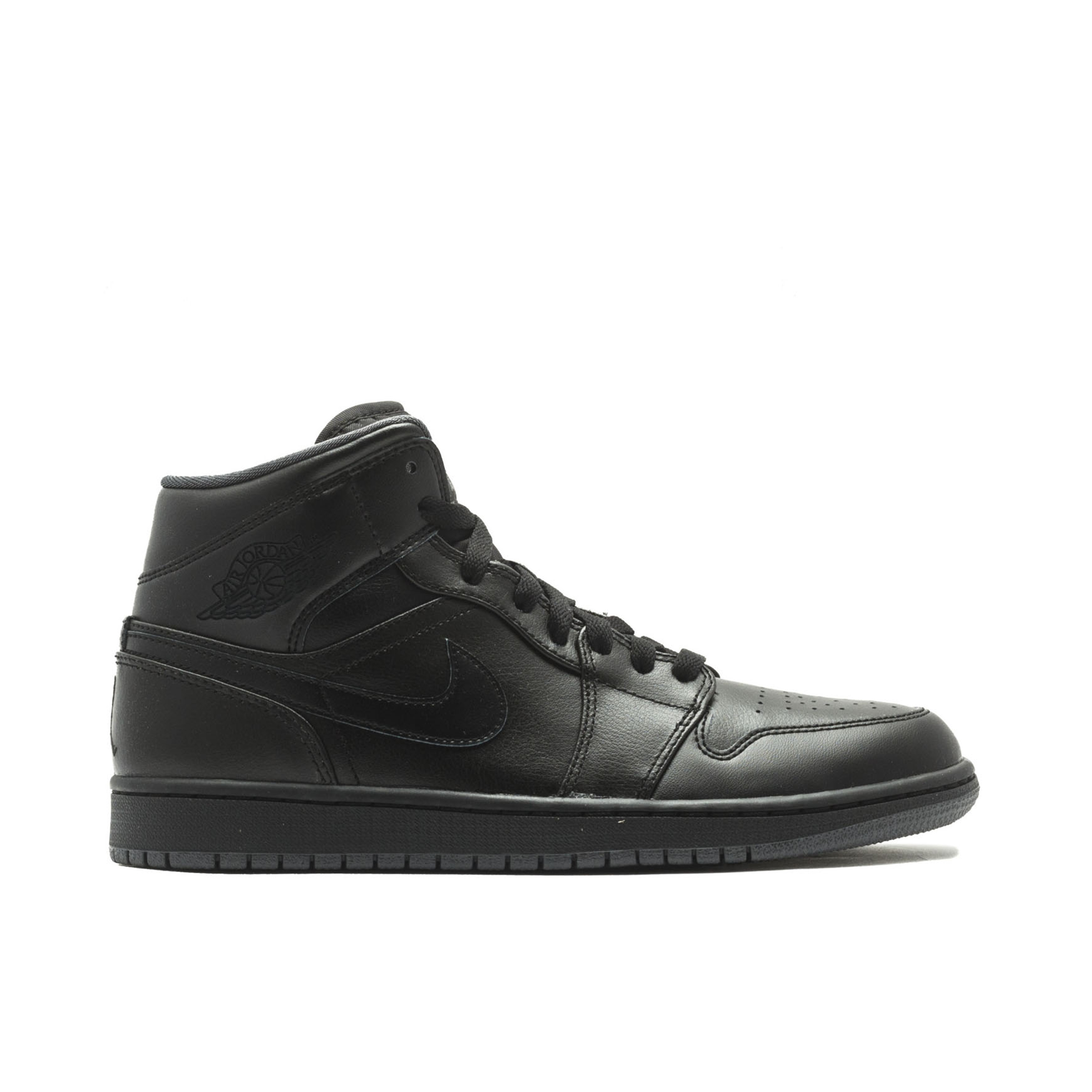 Air Jordan 1 Mid 2018 Triple Black | 554724-050 | Laced