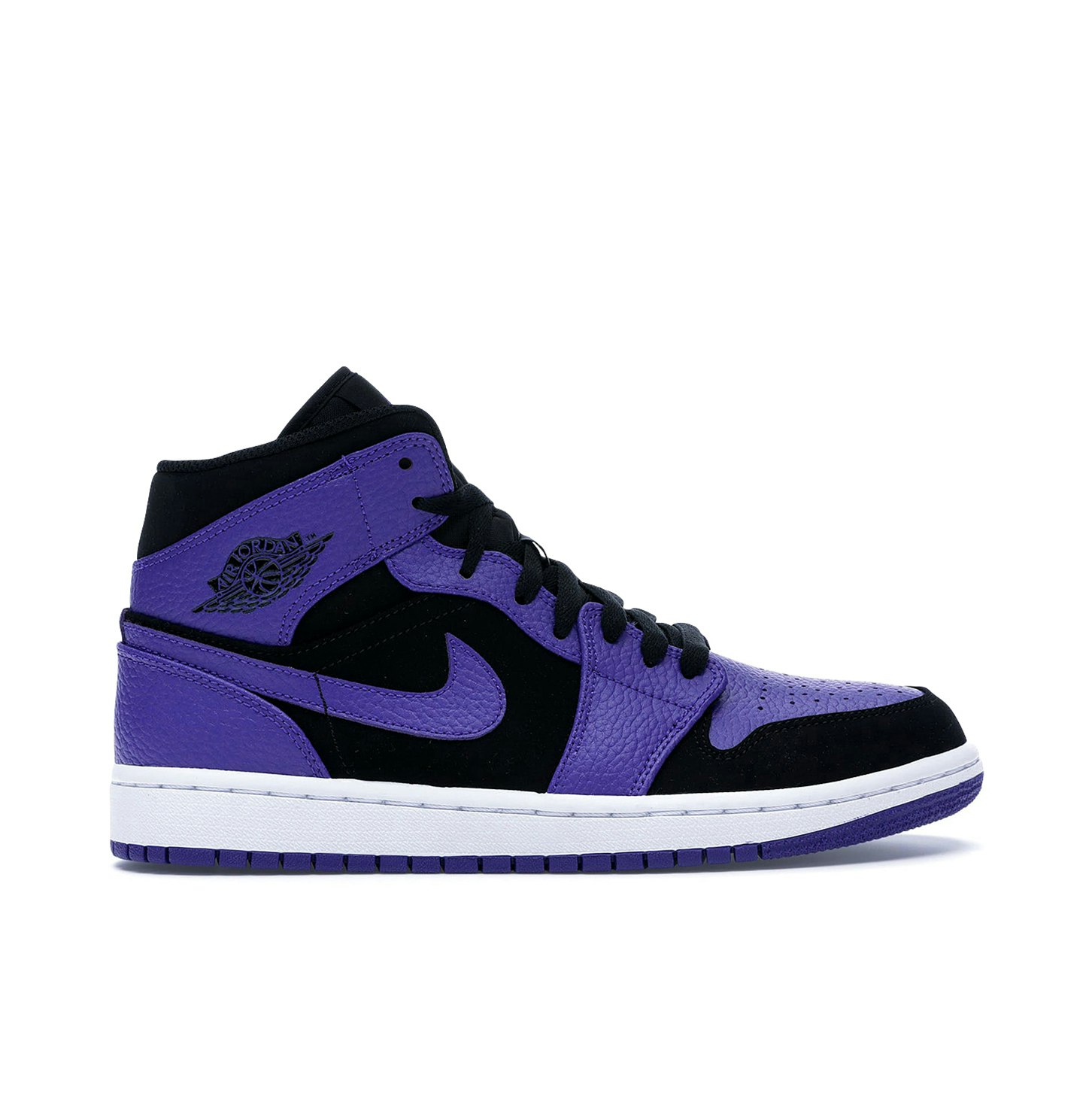 Air Jordan 1 Mid Black Dark Concord