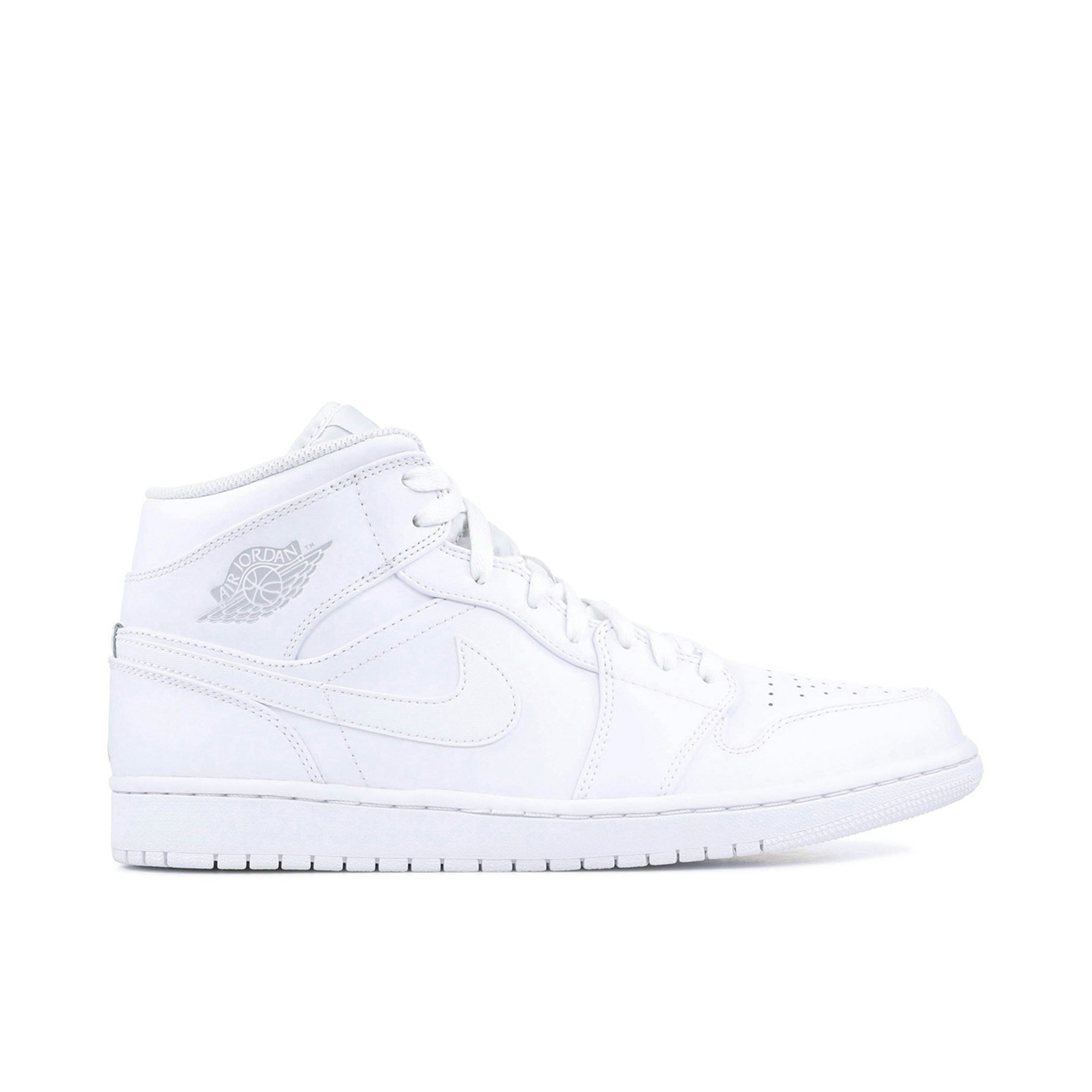 Air Jordan 1 Mid White Pure Platinum