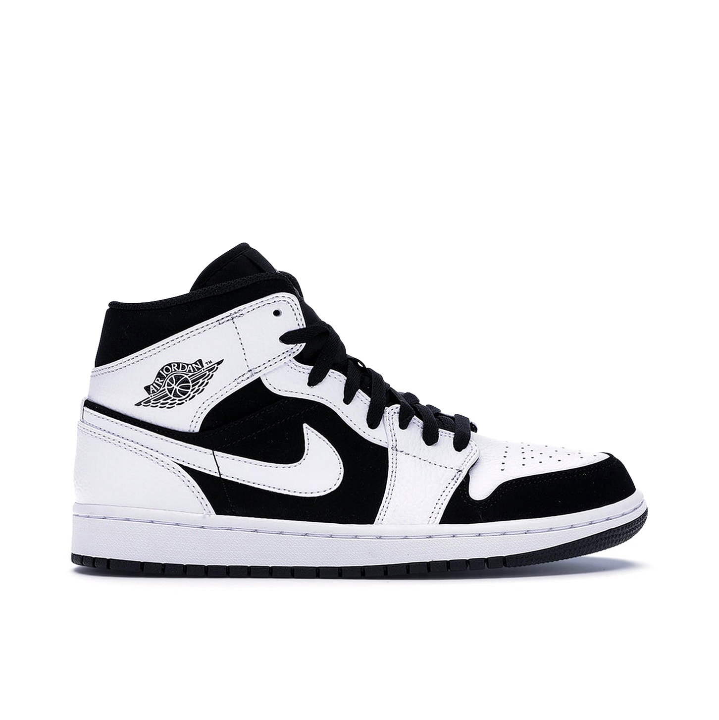 Air Jordan 1 Mid White Black | 554724-113 | Laced