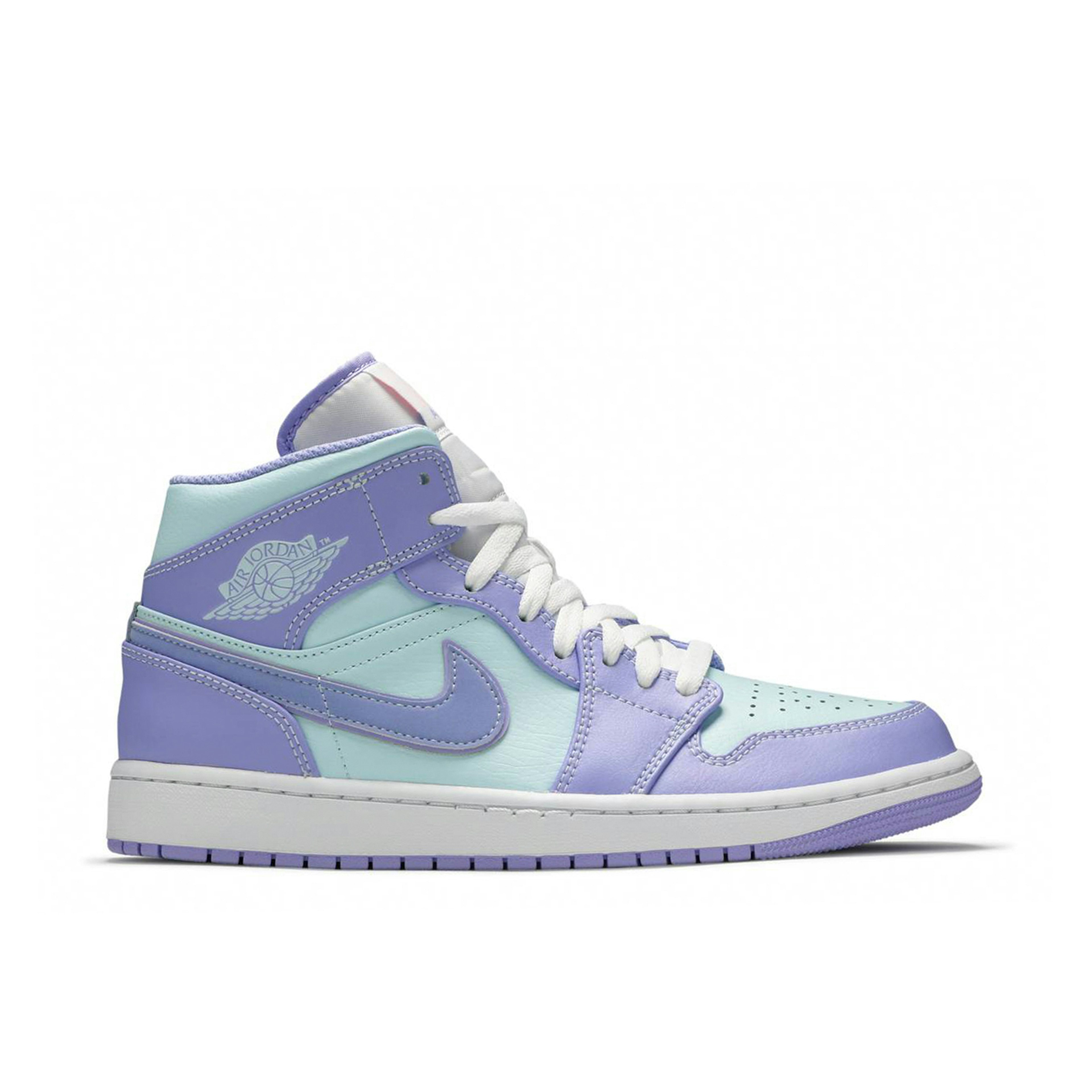 Air Jordan 1 Mid Purple Aqua