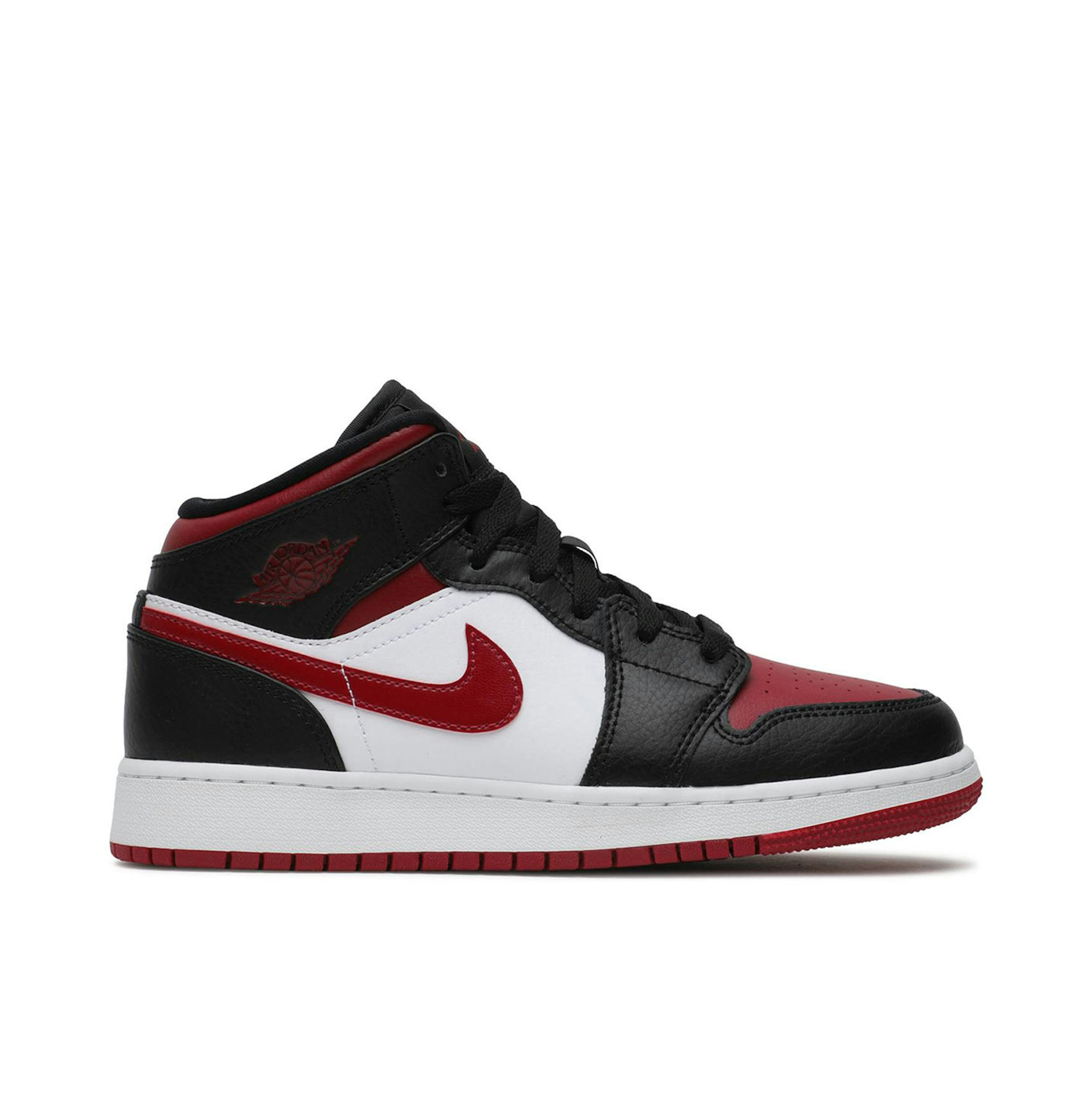 Air Jordan 1 Mid Bred Toe GS