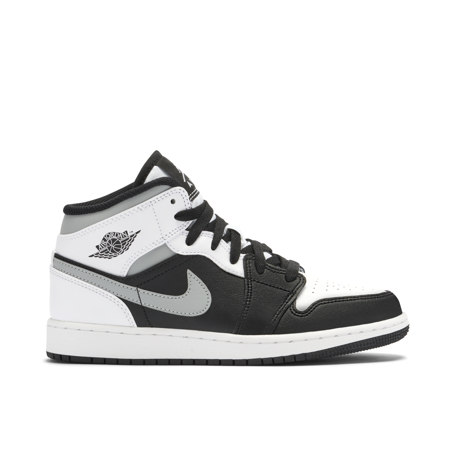 Air Jordan 1 Mid White Shadow GS | 554725-073 | Laced Air Jordan 1 Mid White Shadow GS | 554725-073 | Laced