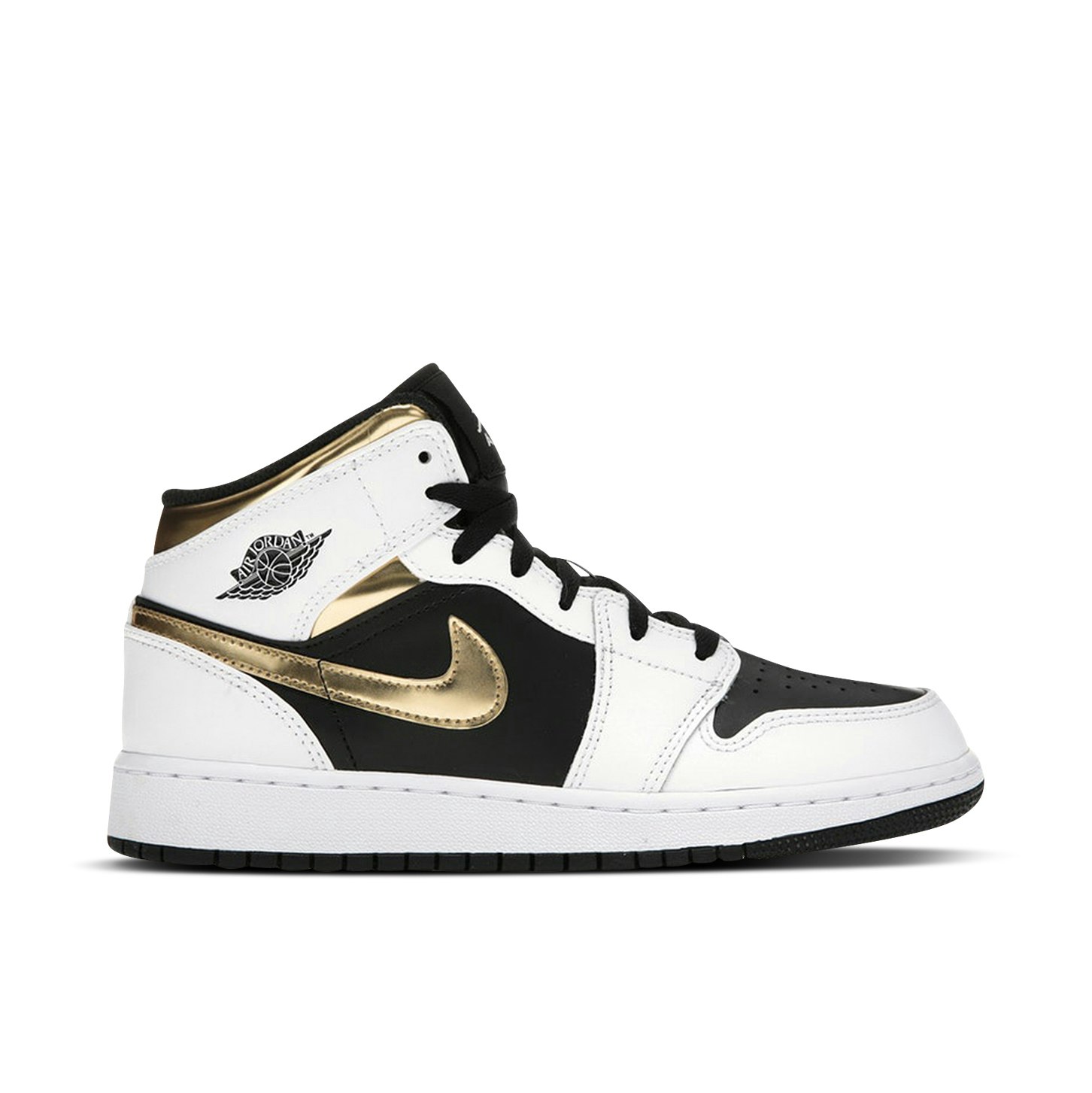 Air Jordan 1 Mid White Gold
